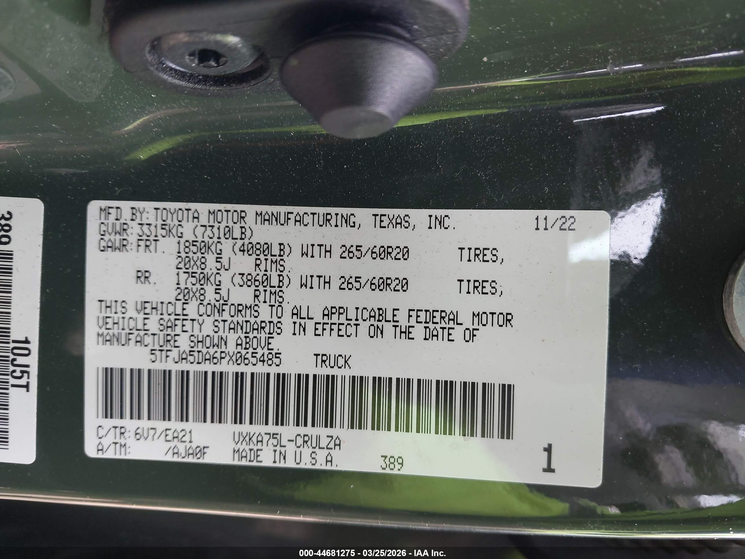 TOYOTA TUNDRA image 9