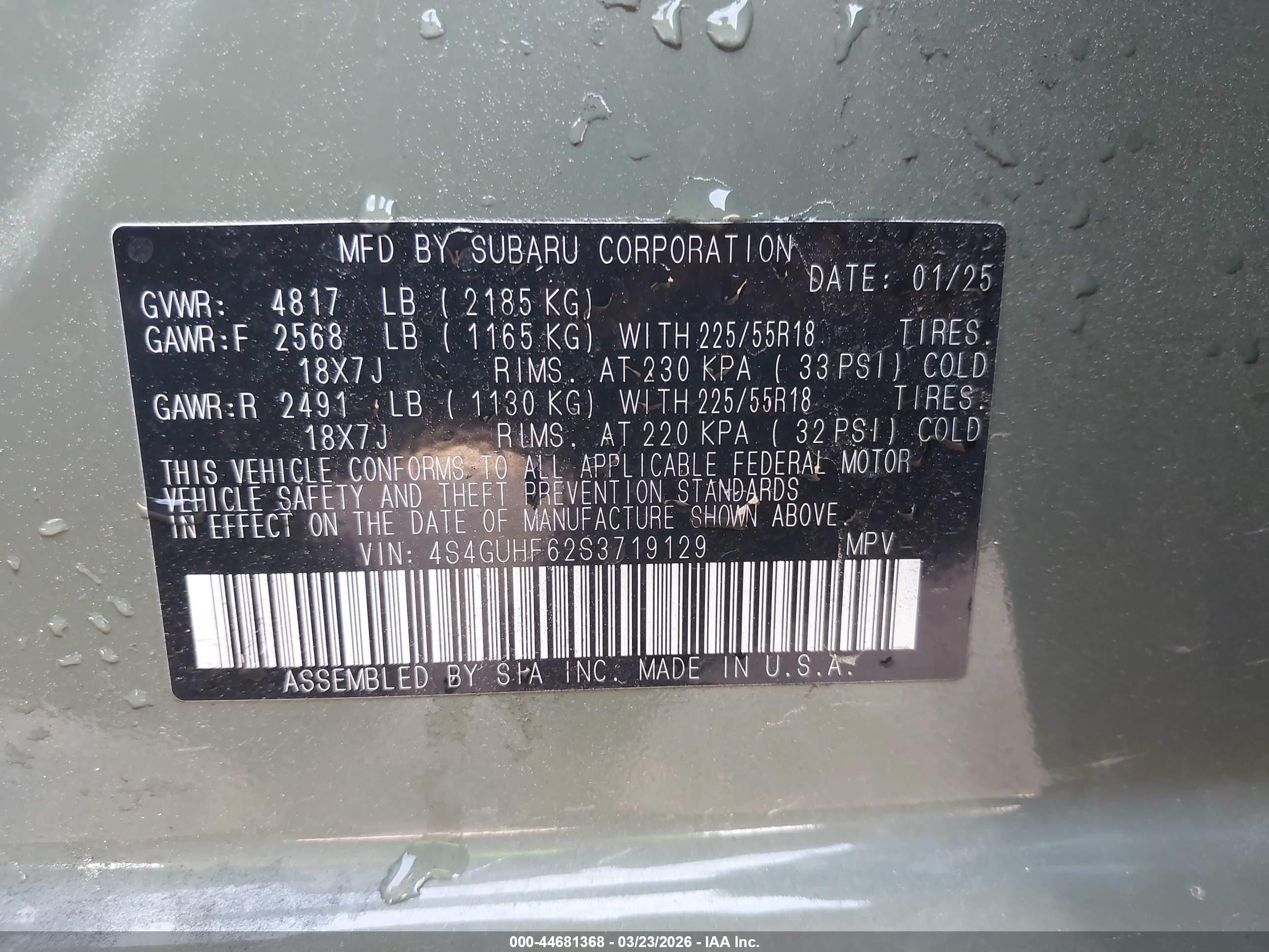 SUBARU CROSSTREK image 9