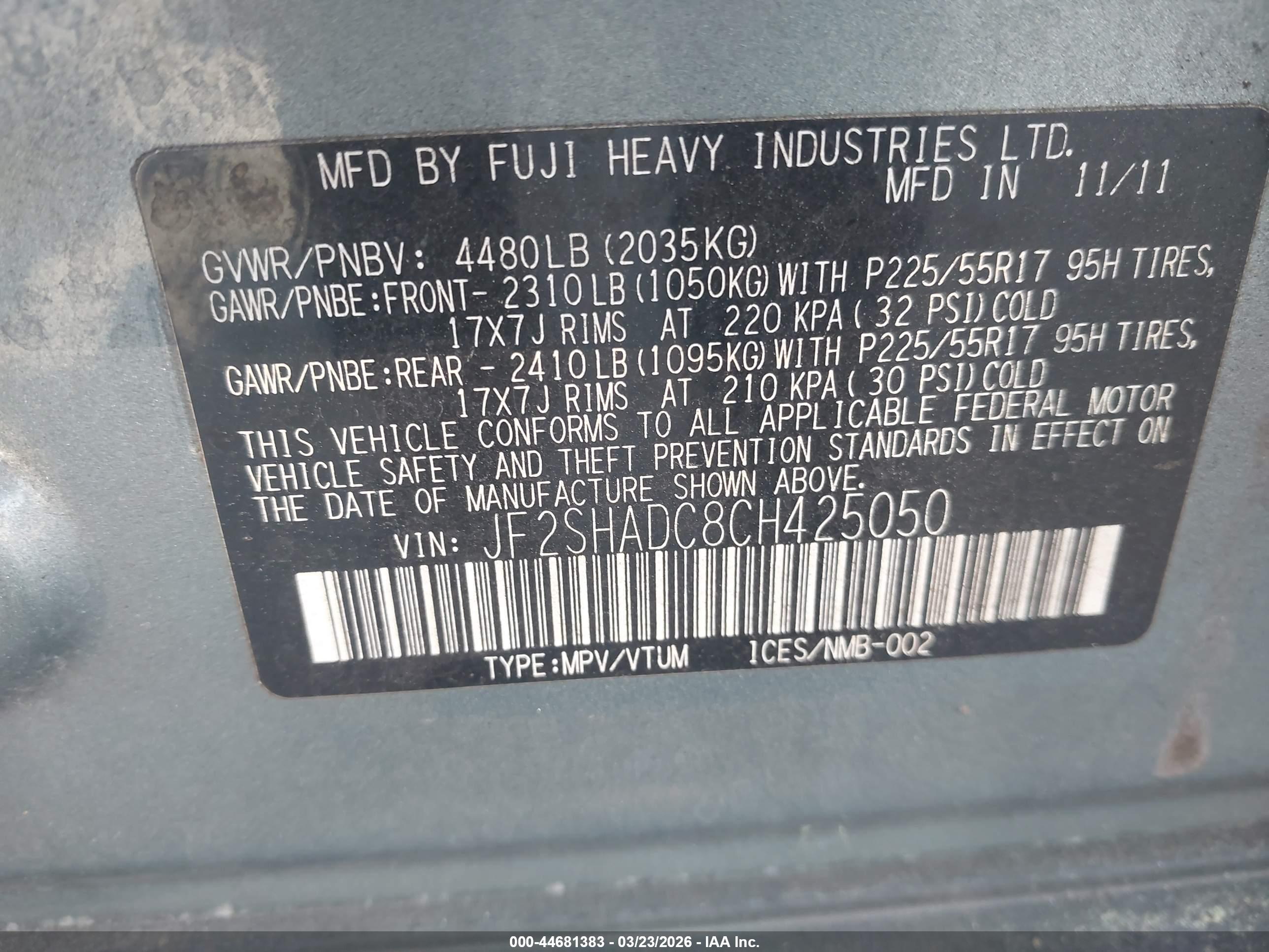 SUBARU FORESTER image 9