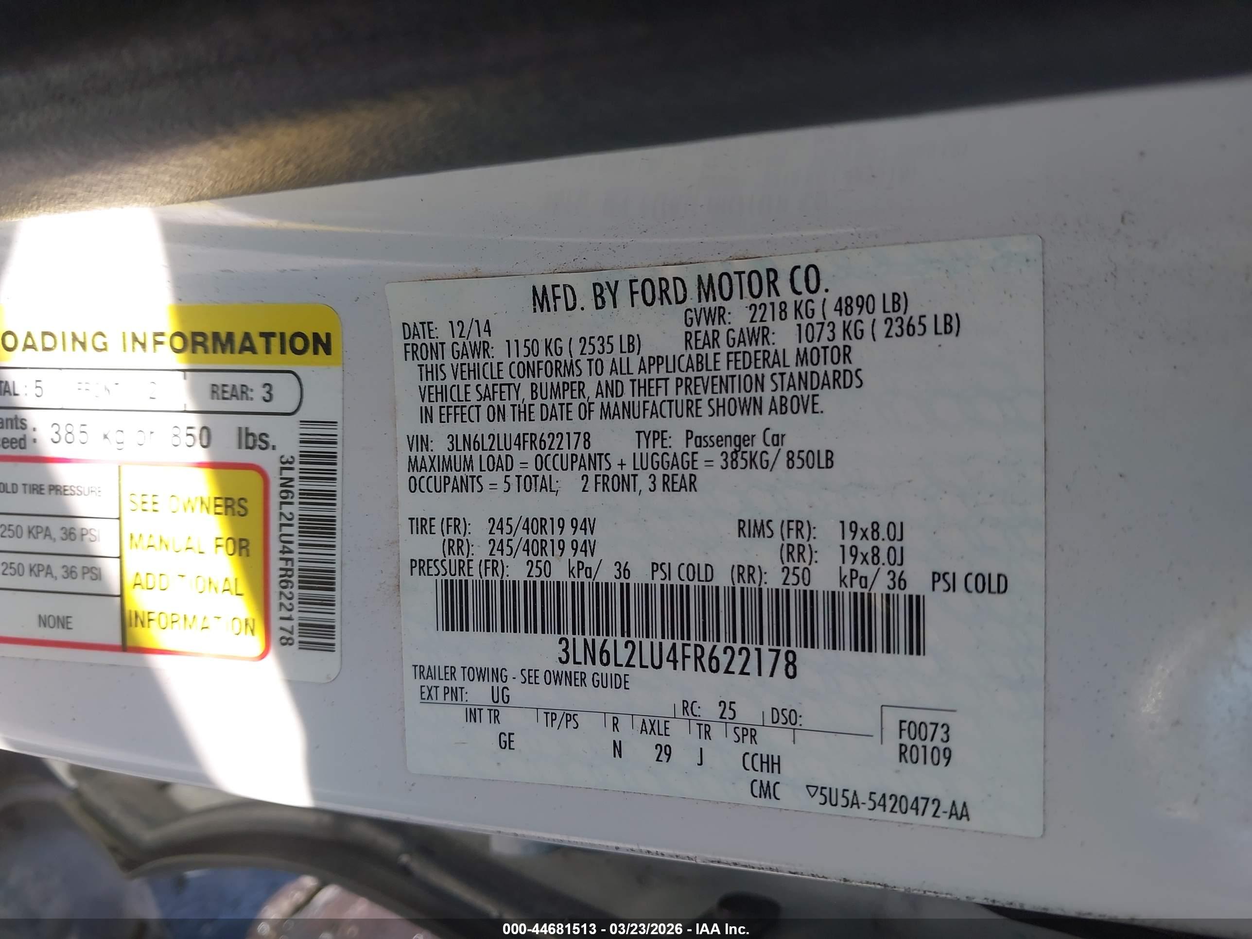 LINCOLN MKZ image 9