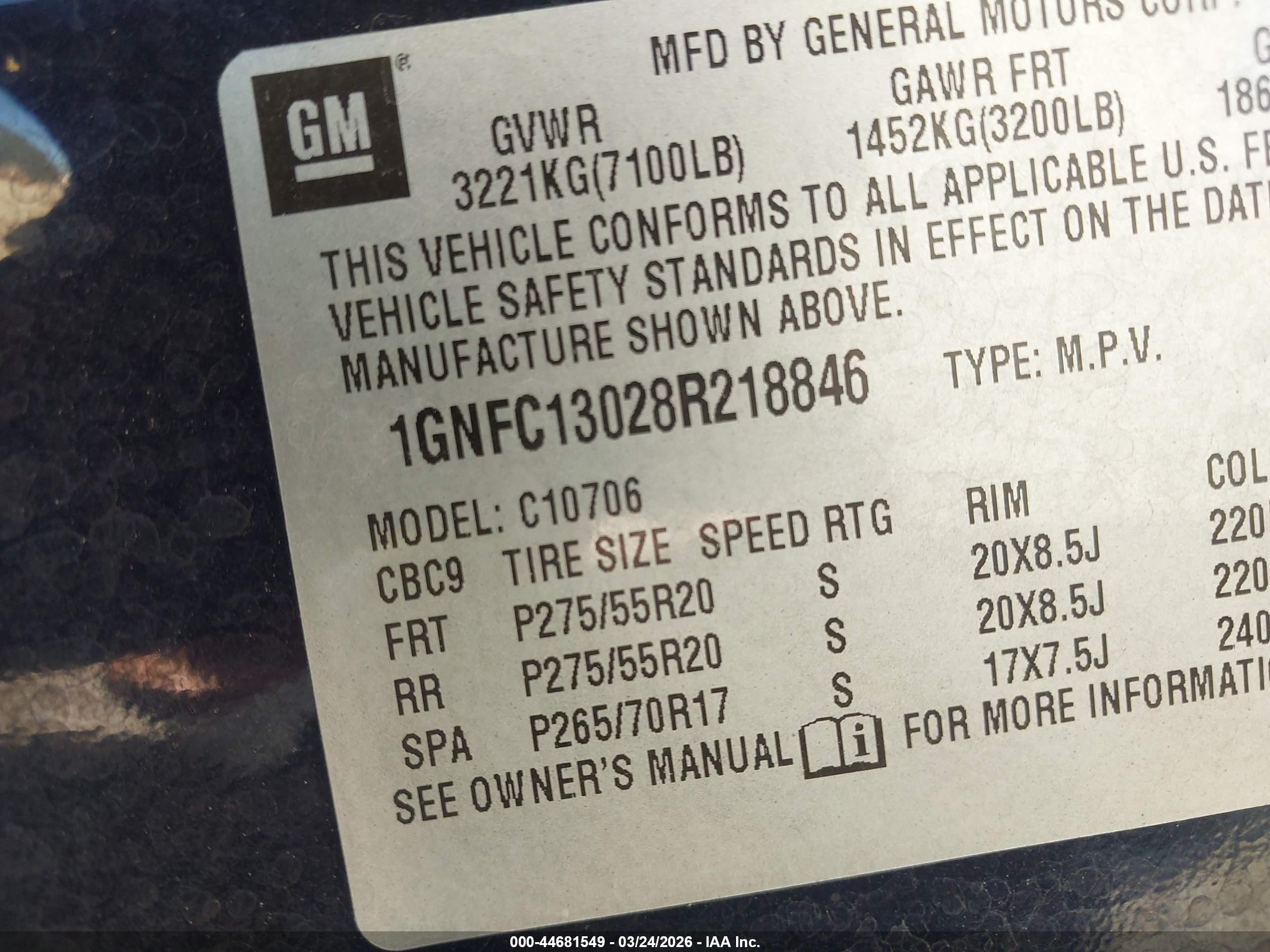 CHEVROLET TAHOE image 9