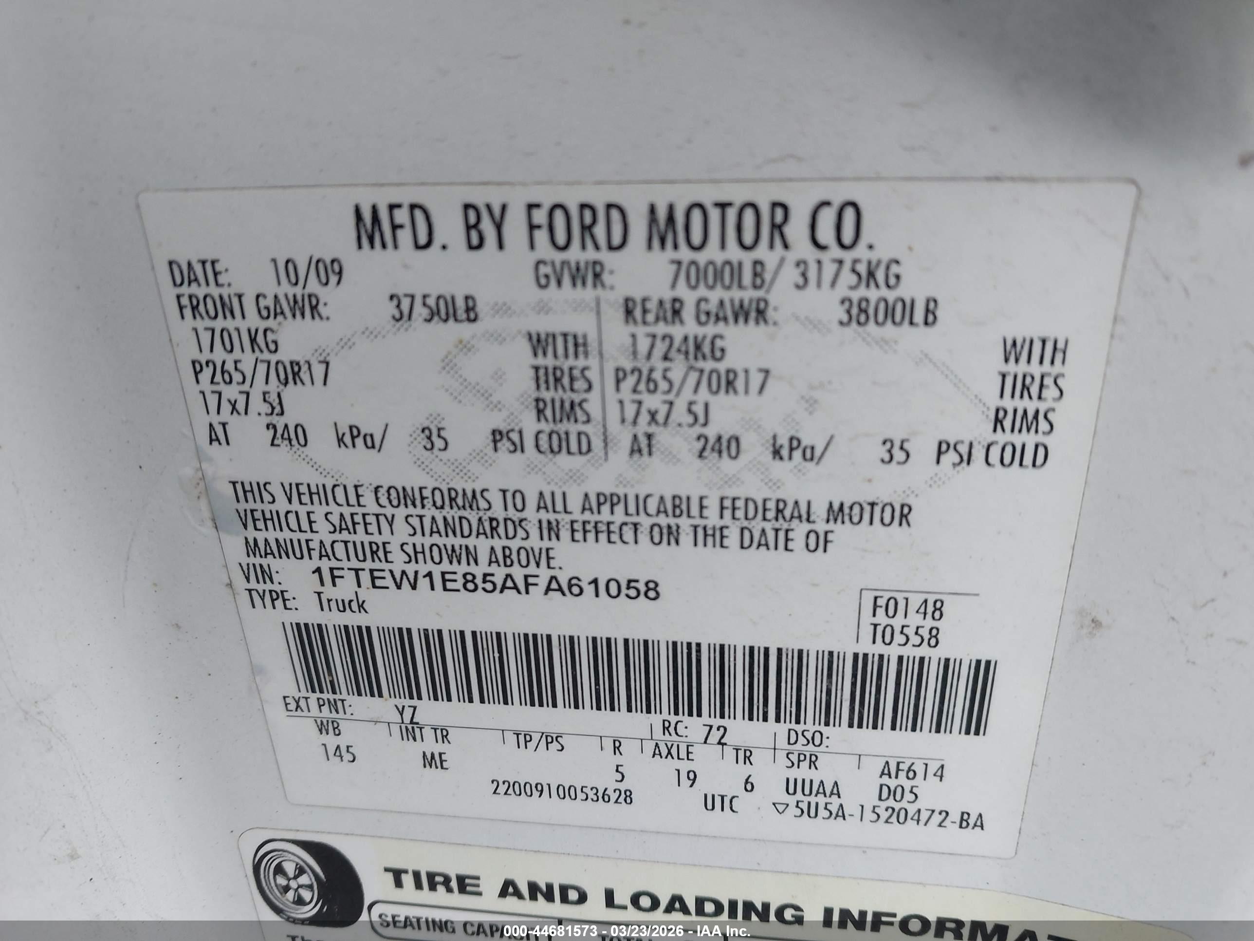 FORD F-150 image 9