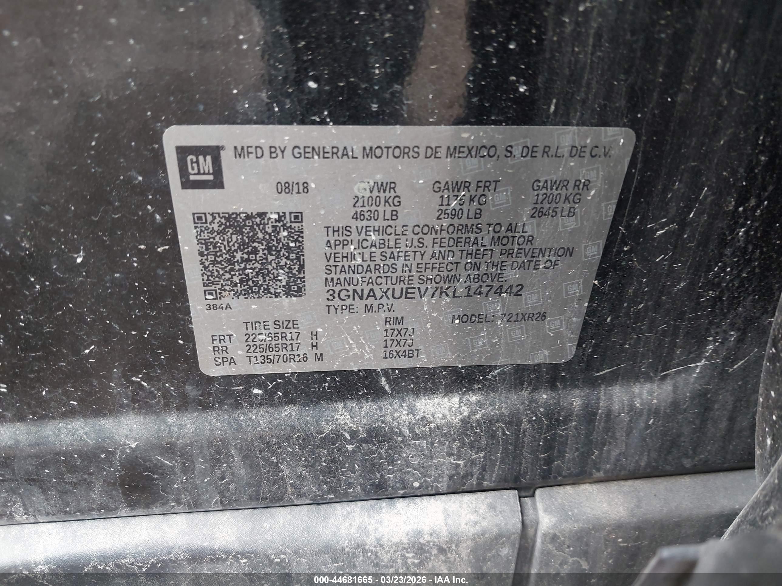 CHEVROLET EQUINOX image 9