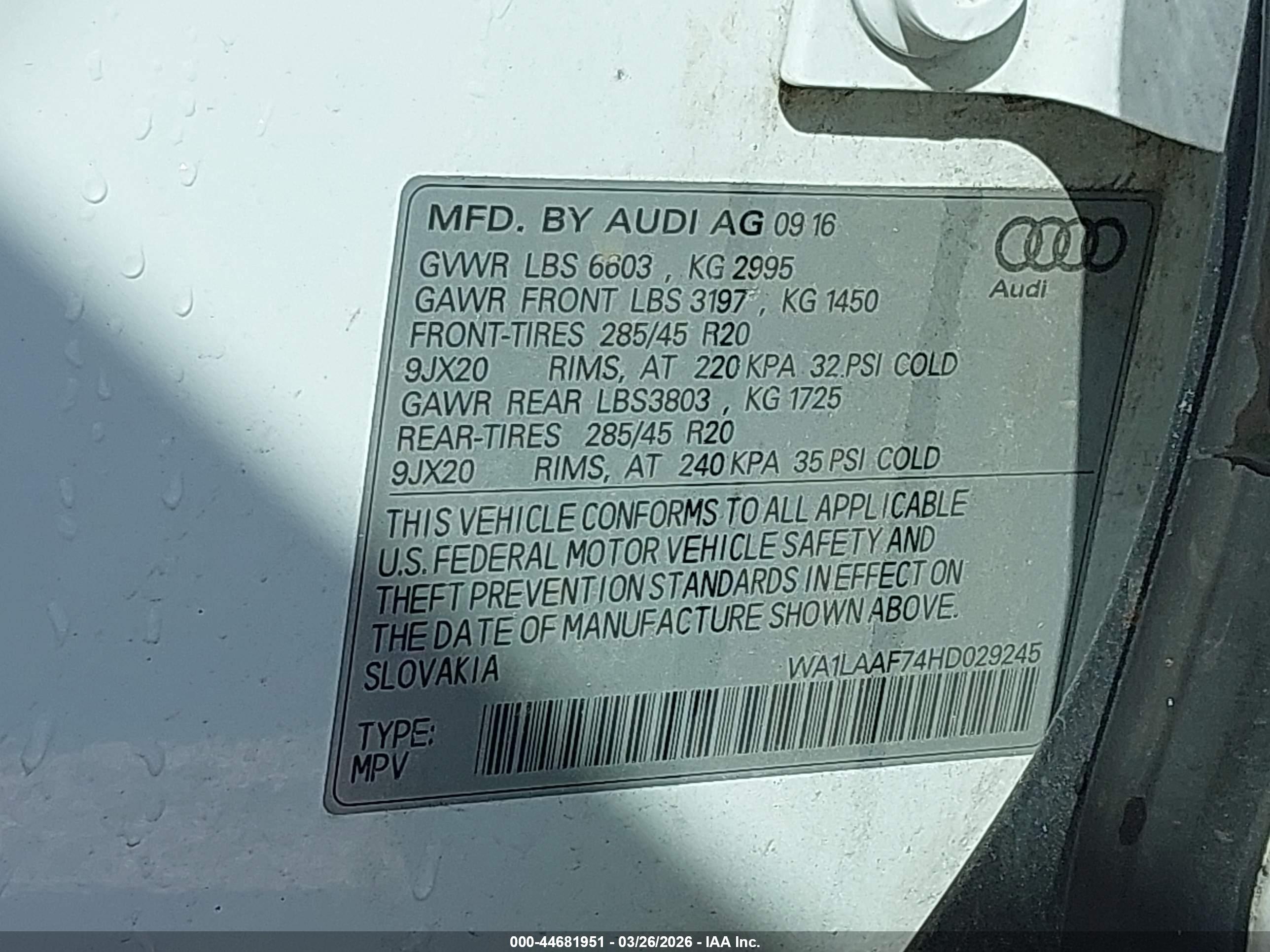 AUDI Q7 image 9