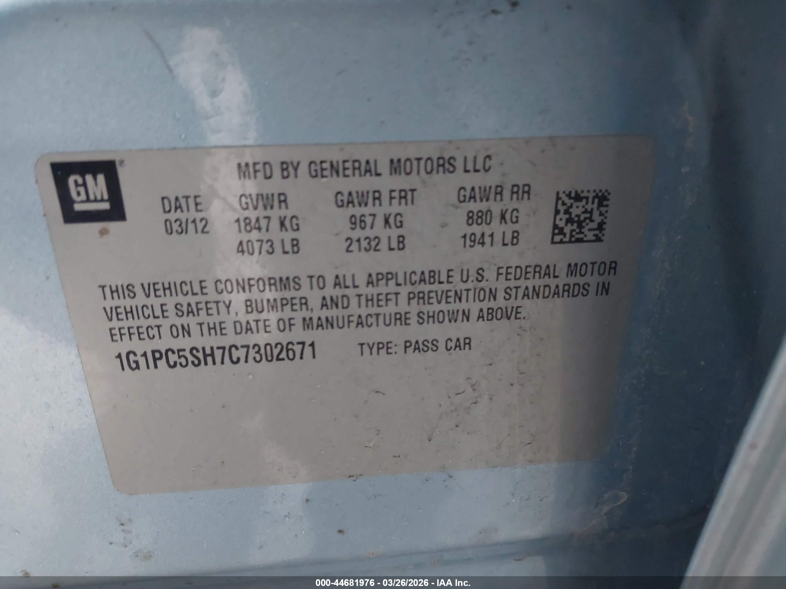 CHEVROLET CRUZE image 9