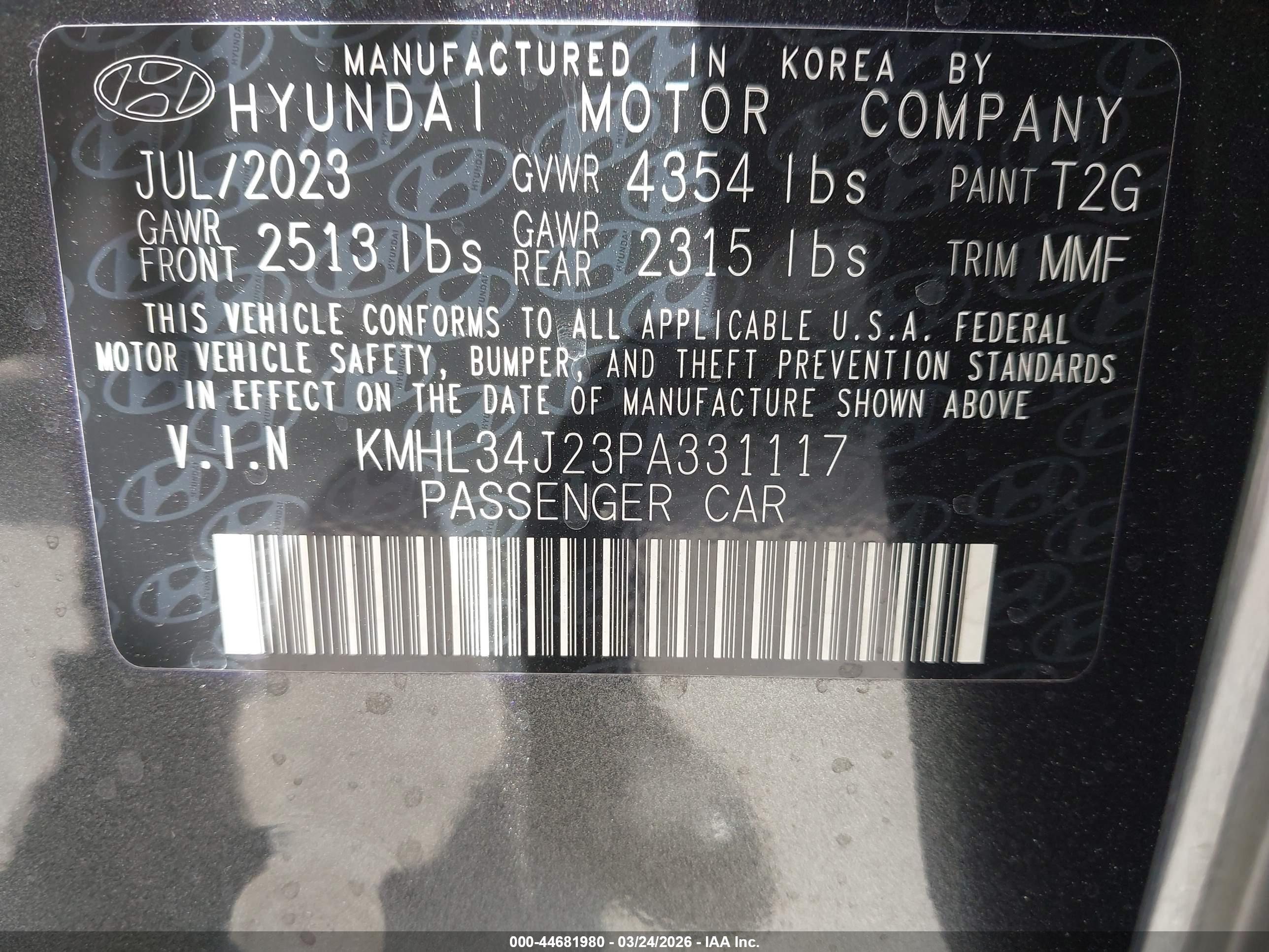 HYUNDAI SONATA image 9
