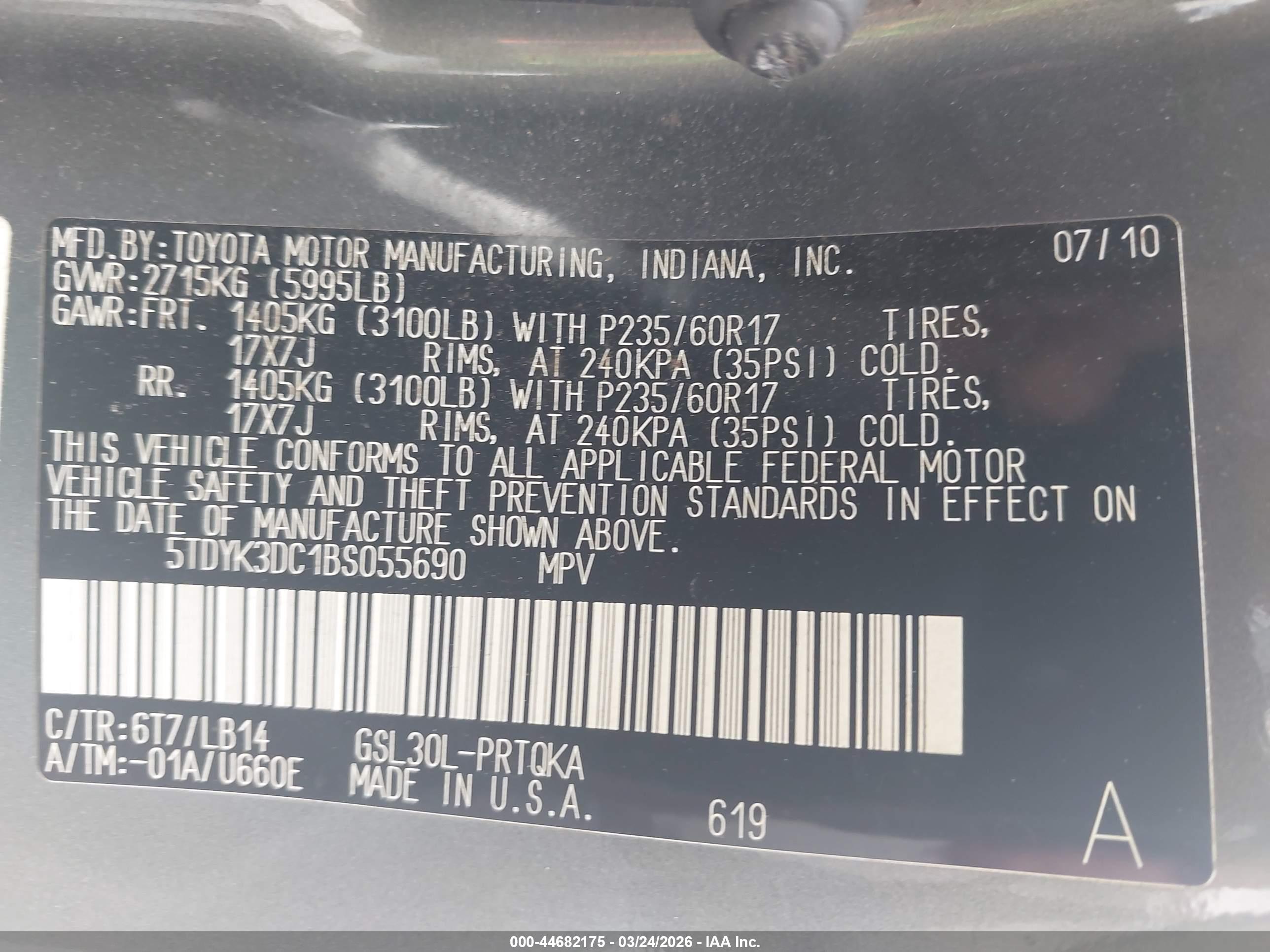 TOYOTA SIENNA image 9