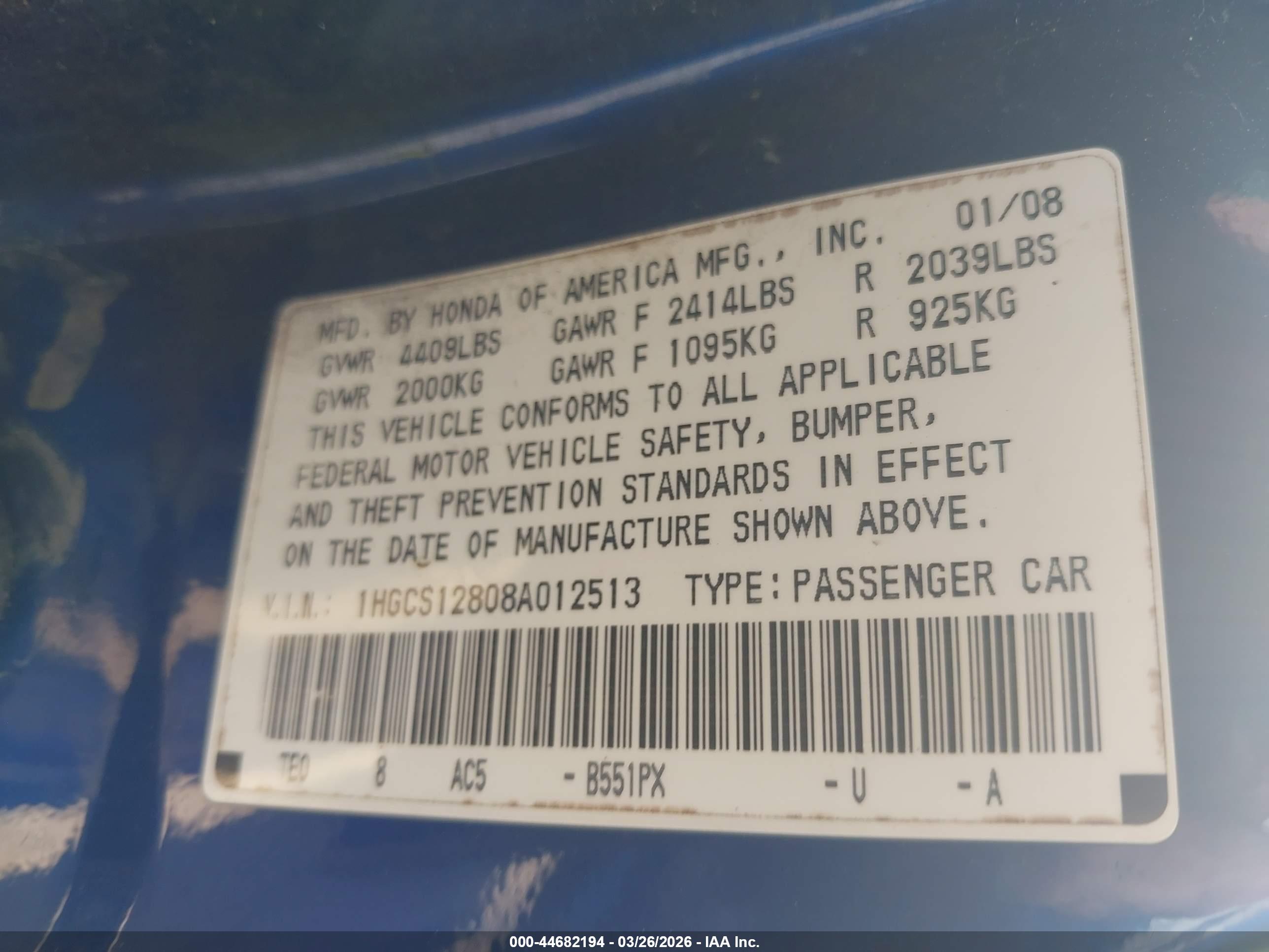 HONDA ACCORD image 9