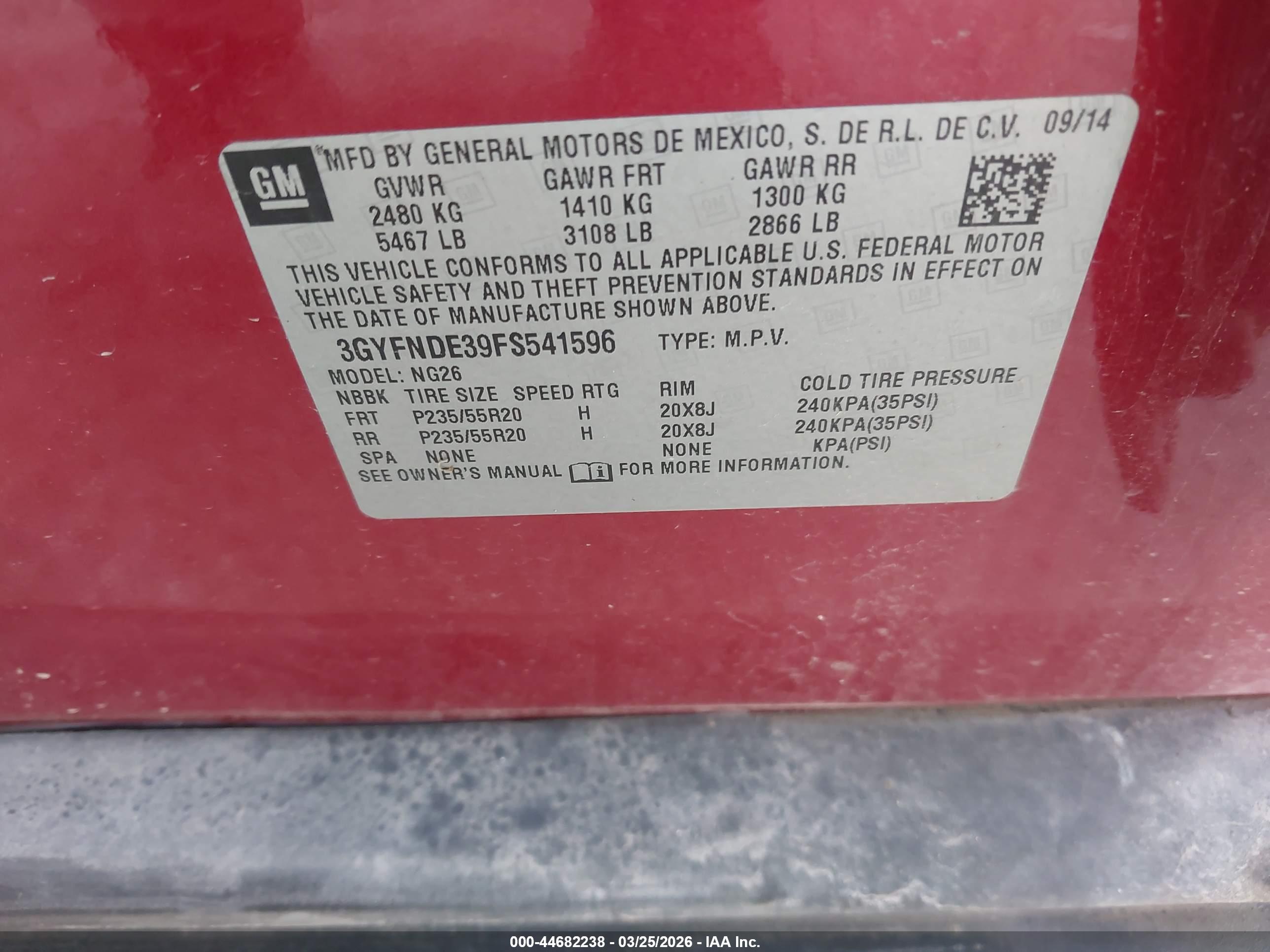 CADILLAC SRX image 9