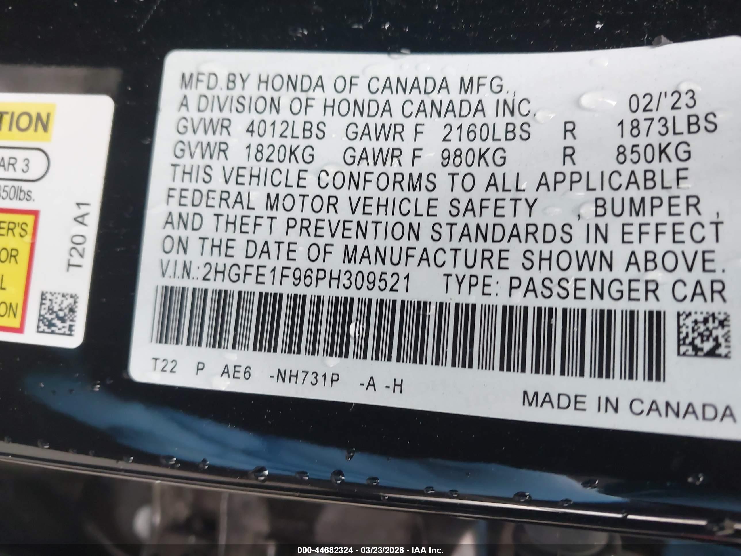 HONDA CIVIC image 9