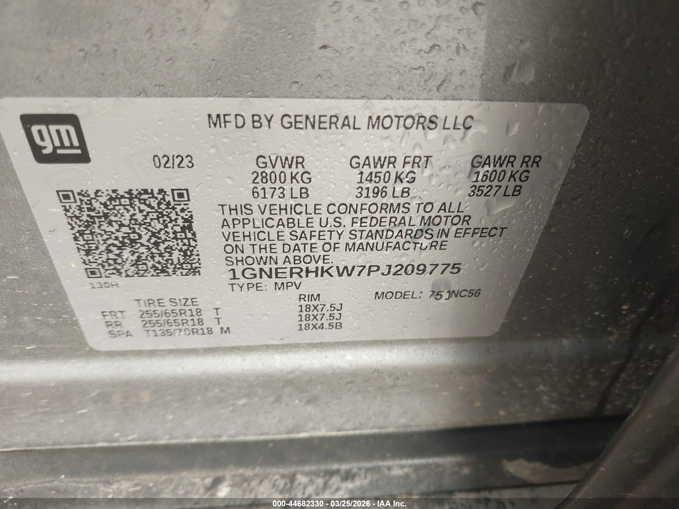 CHEVROLET TRAVERSE image 9