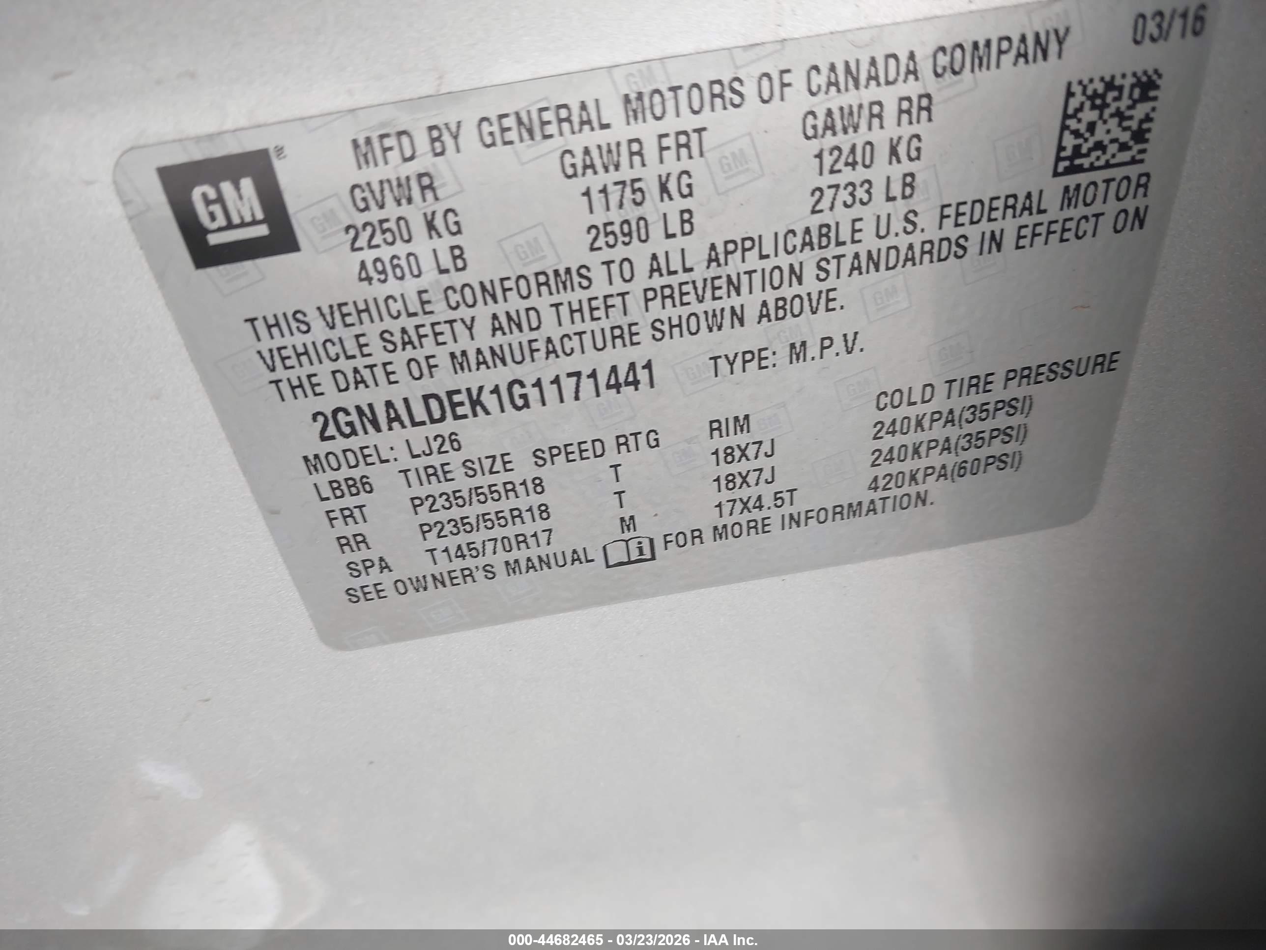 CHEVROLET EQUINOX image 9