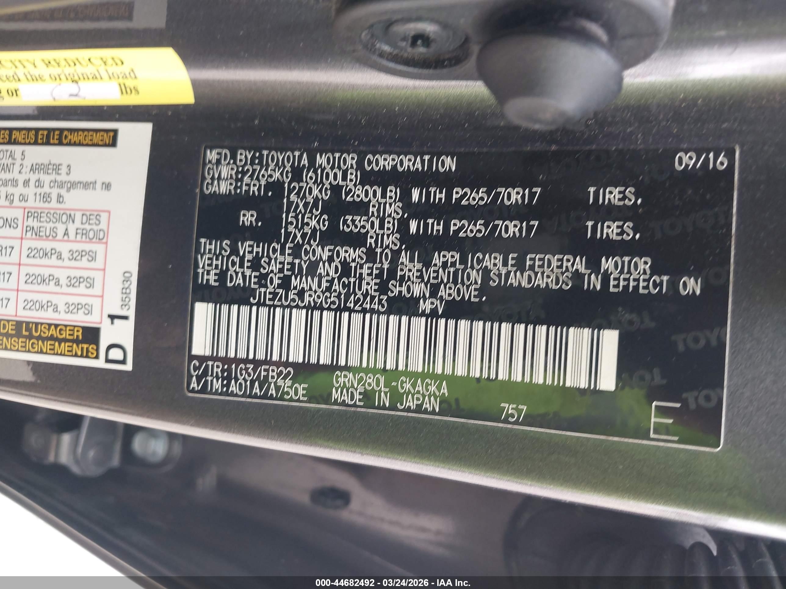 TOYOTA 4RUNNER image 9