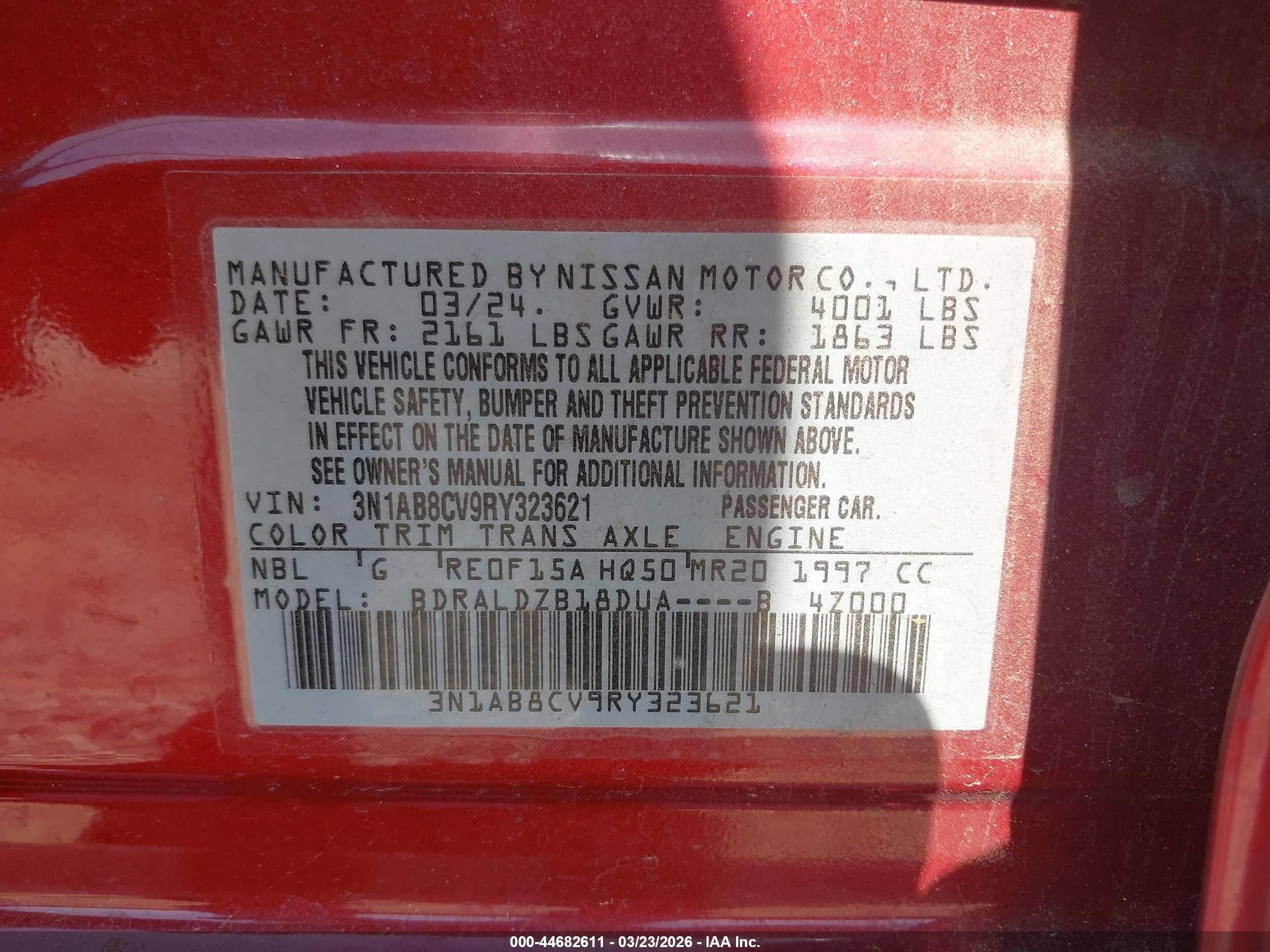 NISSAN SENTRA image 9