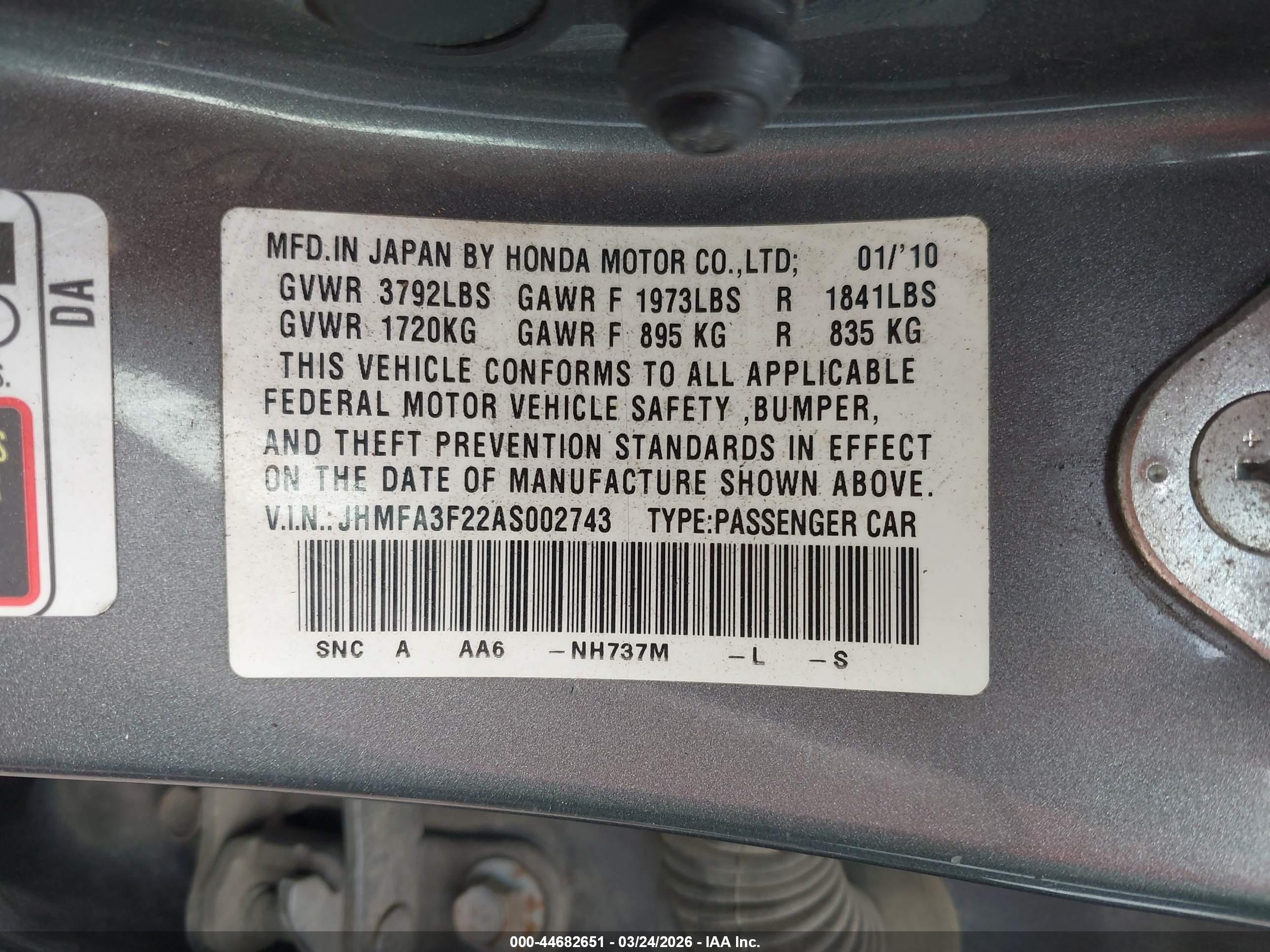 HONDA CIVIC image 9