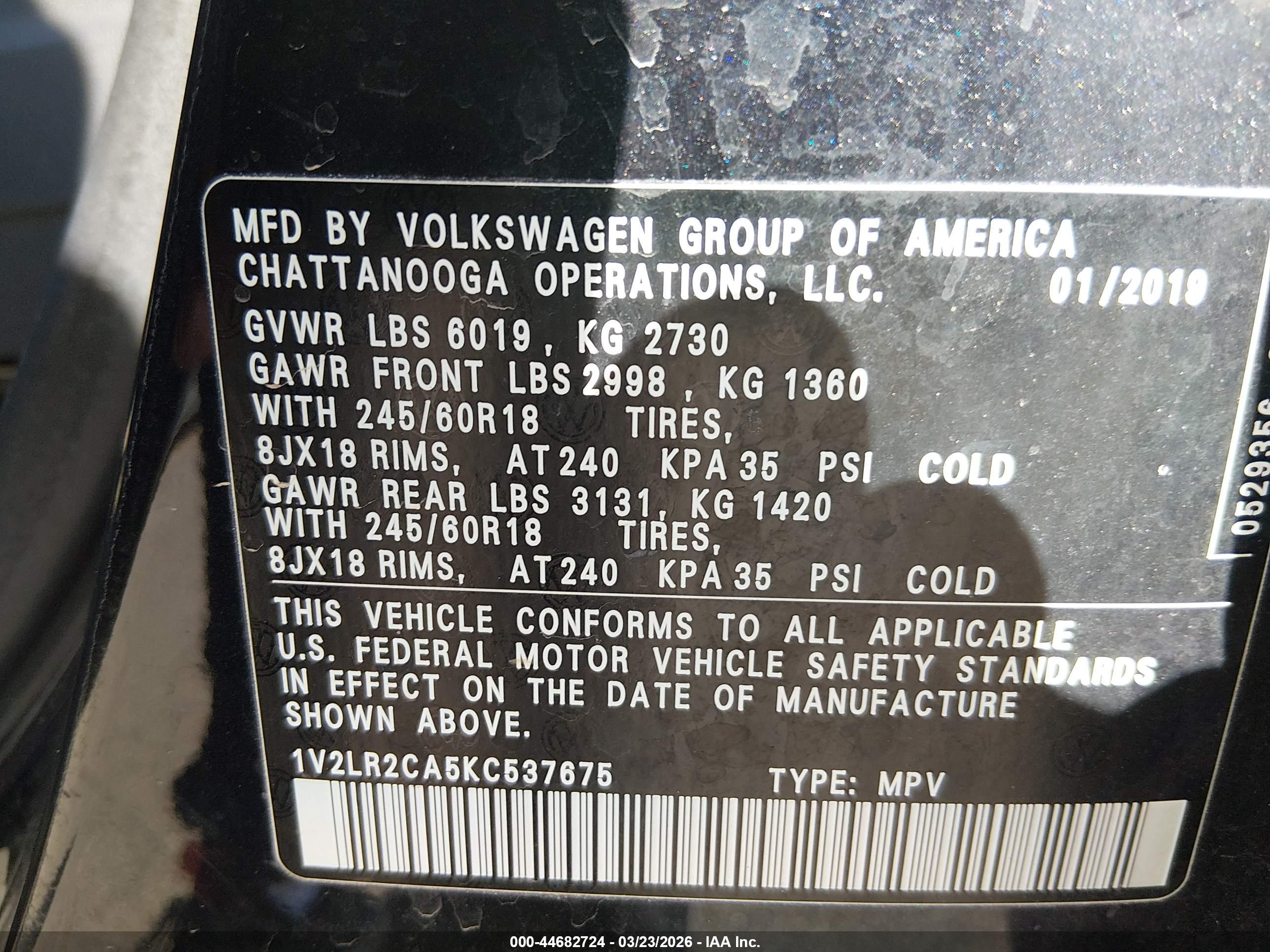 VOLKSWAGEN ATLAS image 9