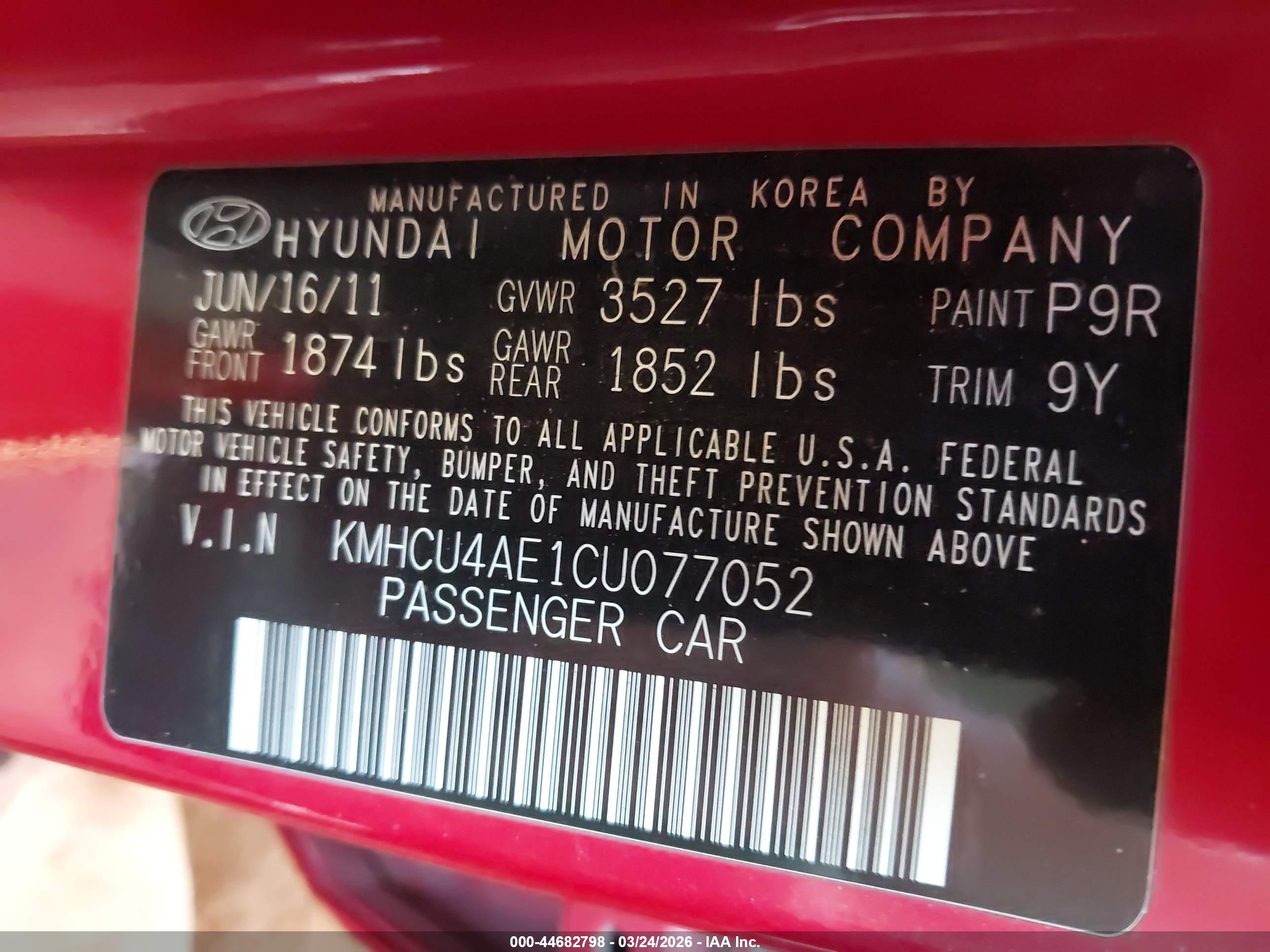 HYUNDAI ACCENT image 9