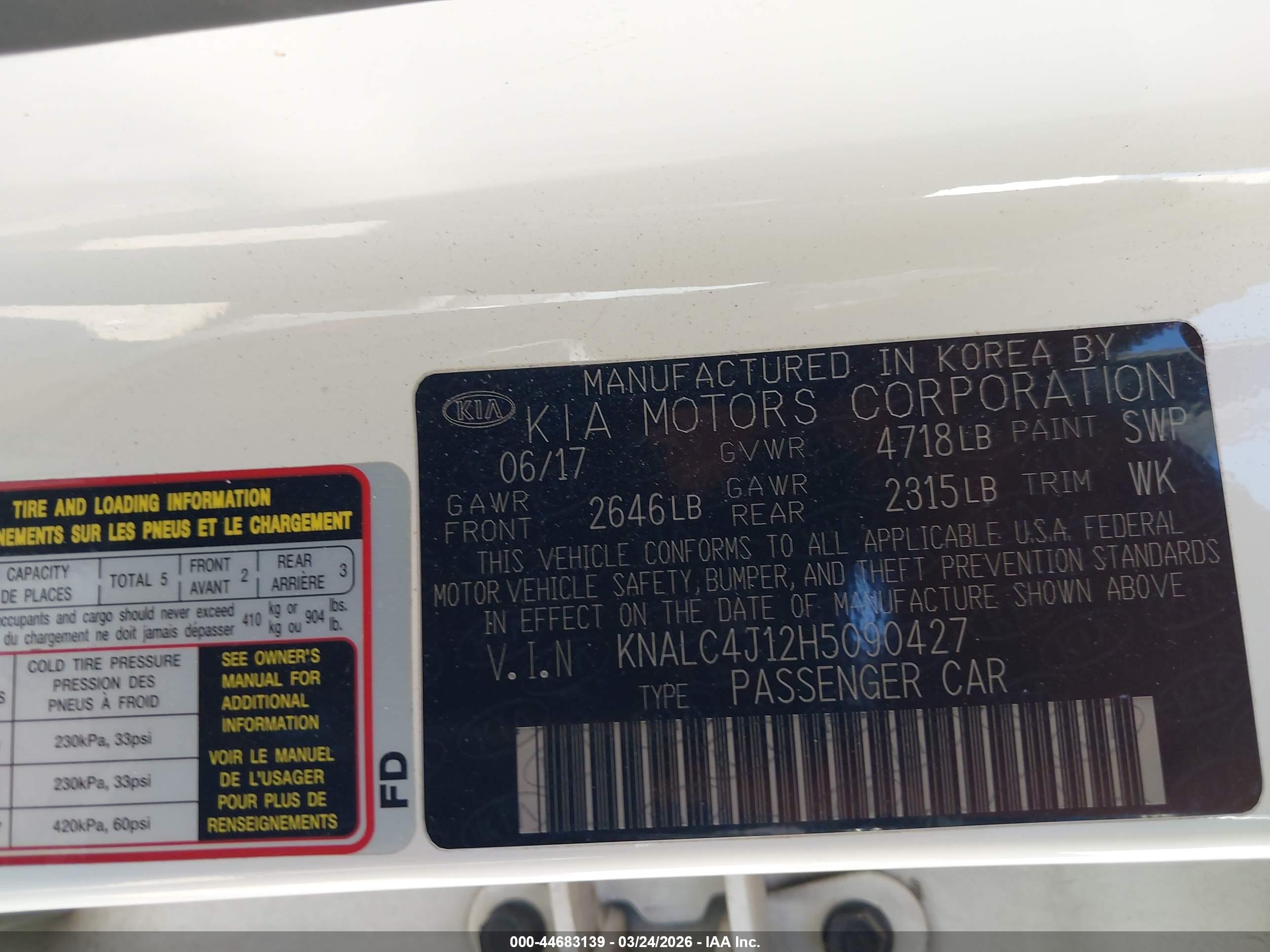 KIA CADENZA image 9