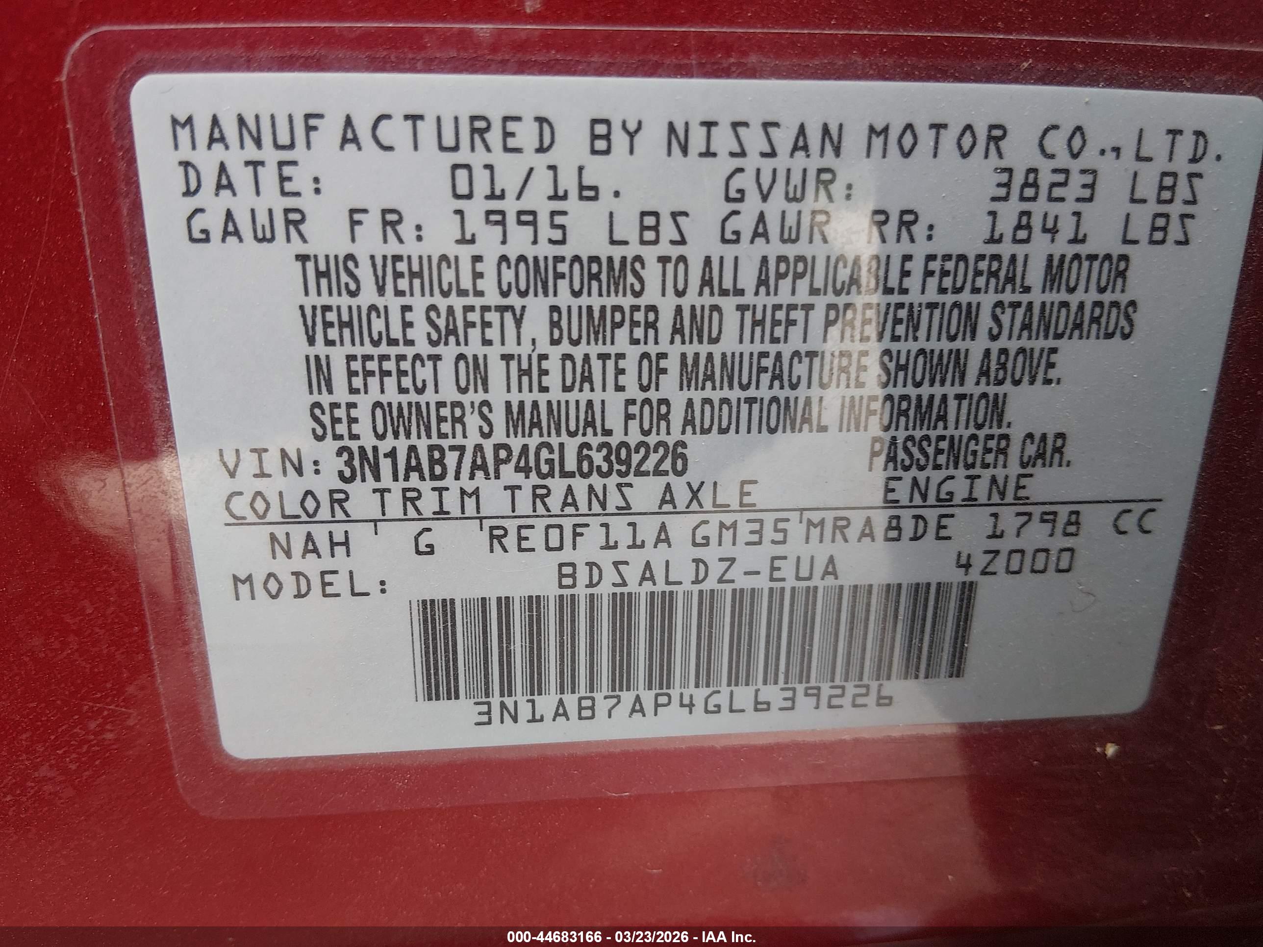 NISSAN SENTRA image 9