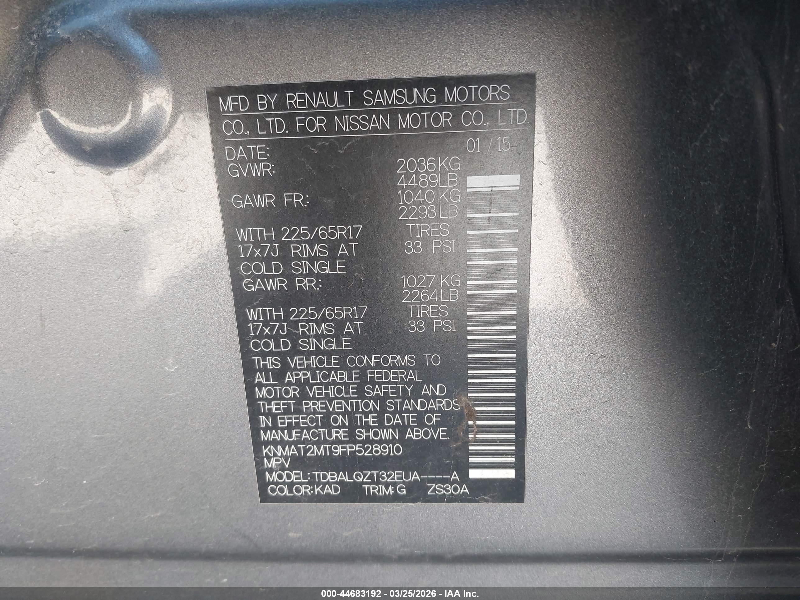 NISSAN ROGUE image 9