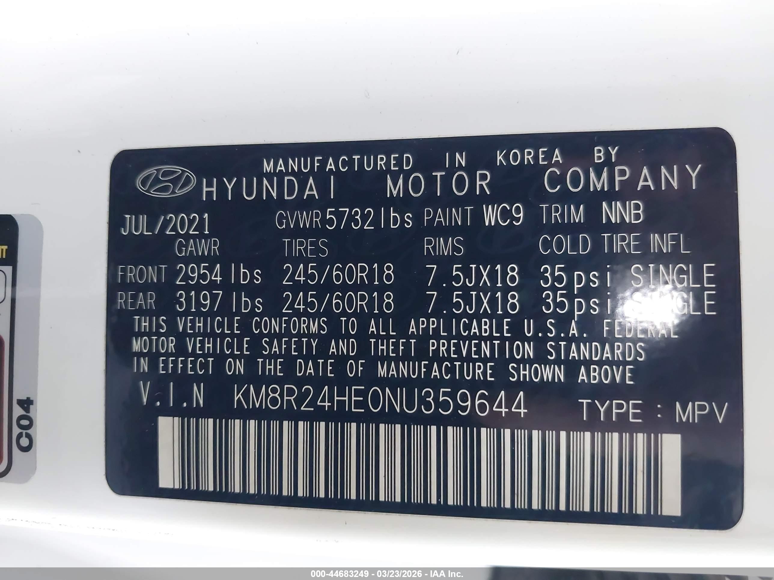 HYUNDAI PALISADE image 9