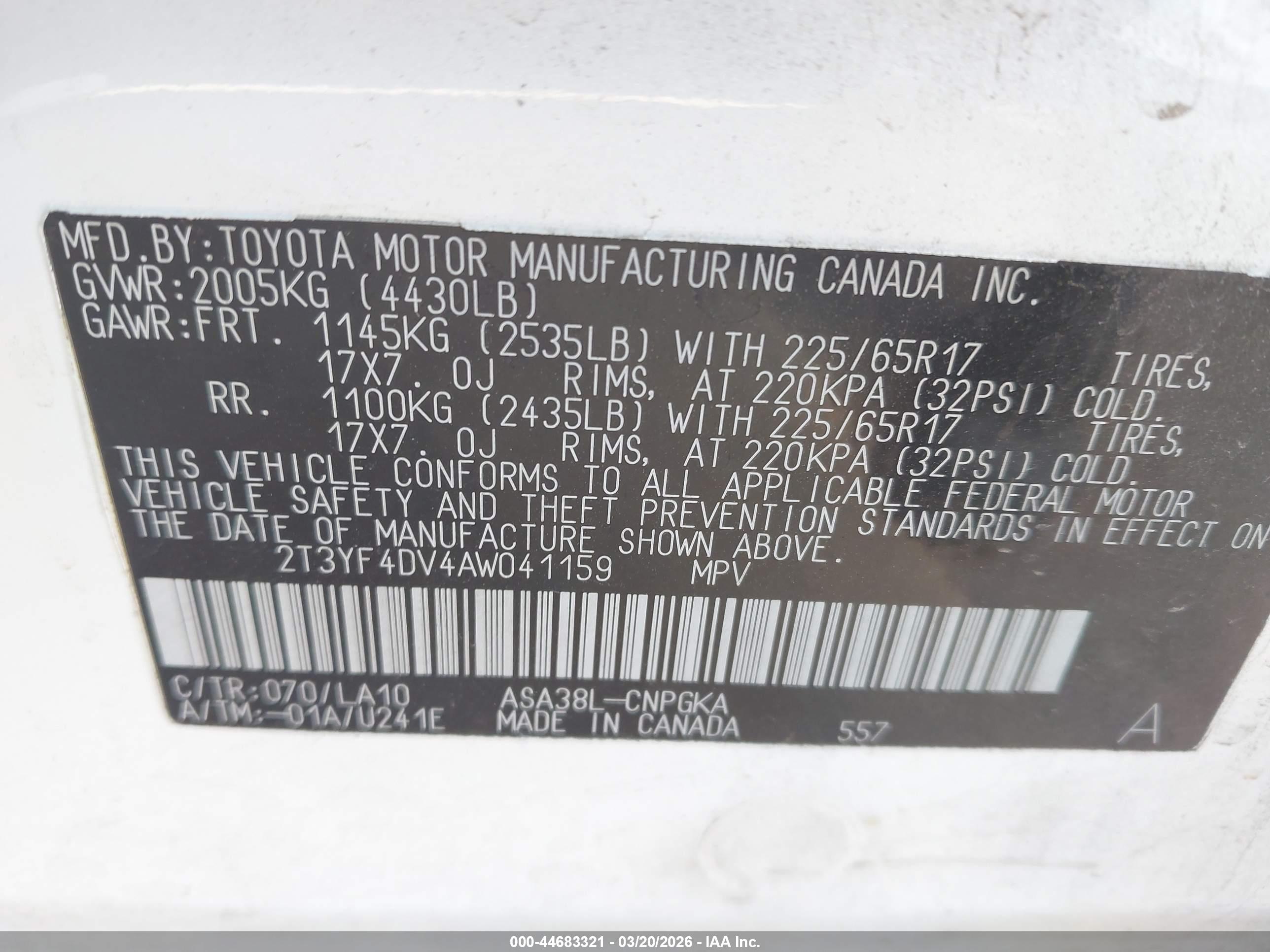 TOYOTA RAV4 image 9