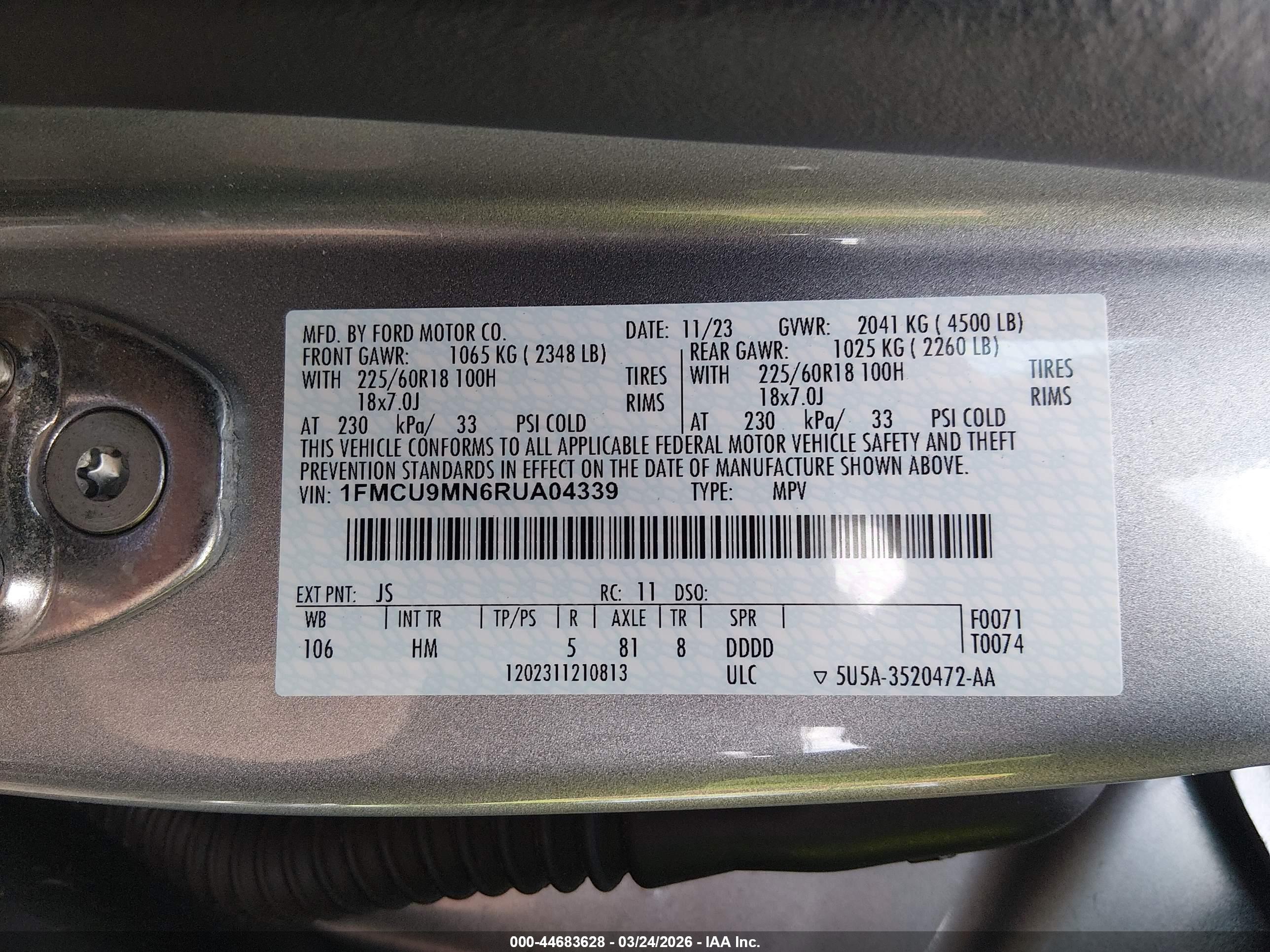FORD ESCAPE image 9