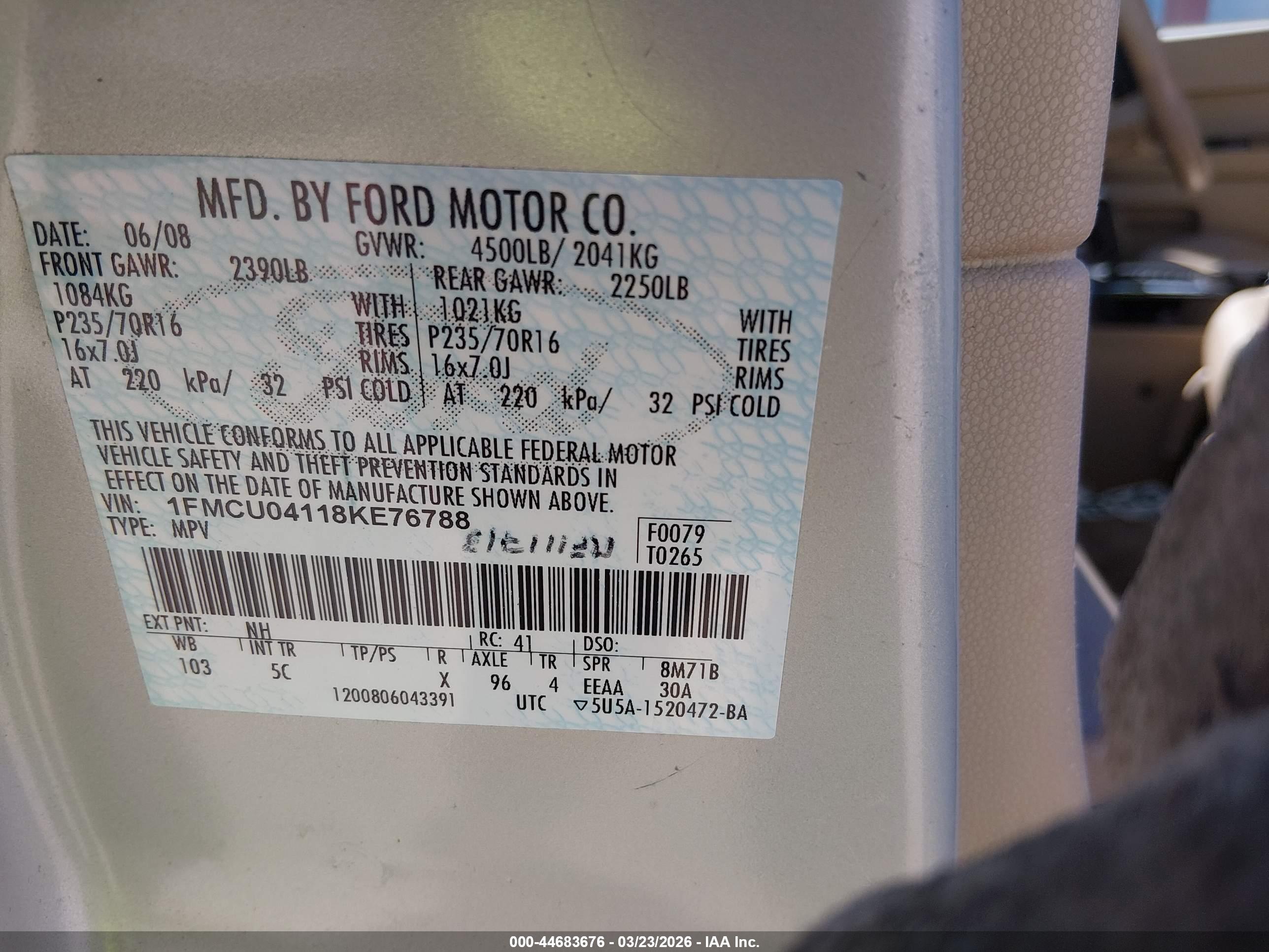 FORD ESCAPE image 9