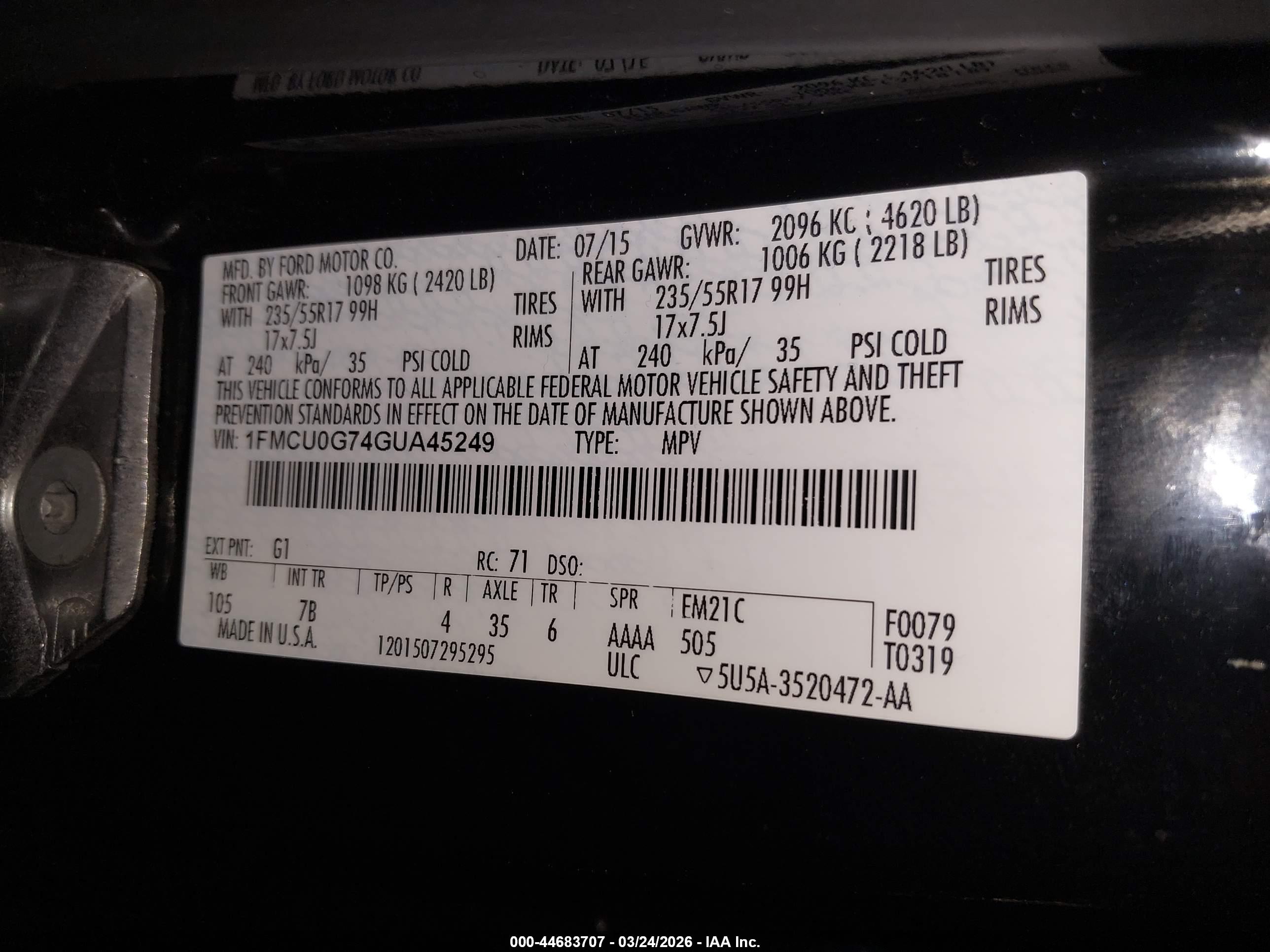 FORD ESCAPE image 9