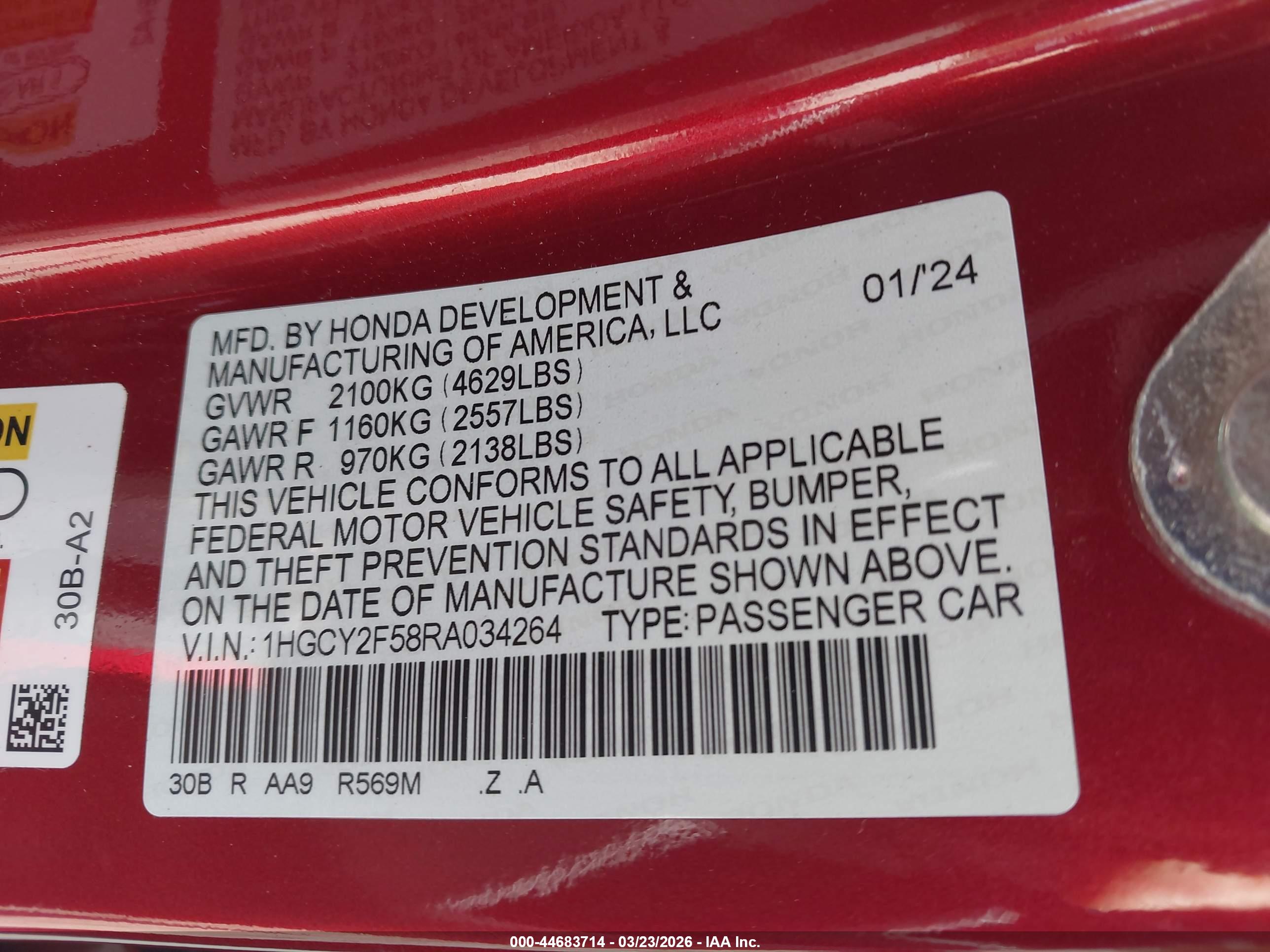 HONDA ACCORD image 9