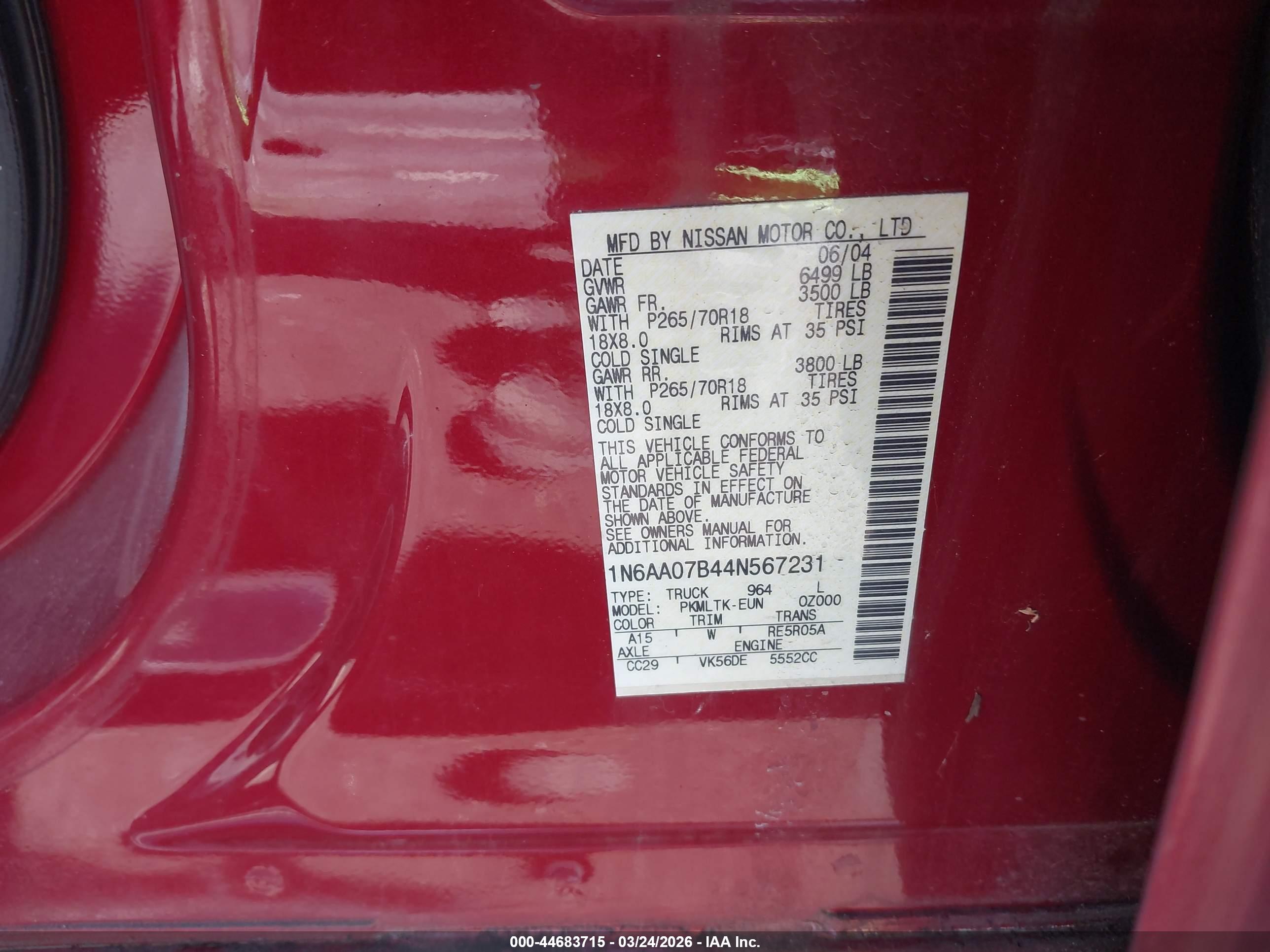 NISSAN TITAN image 9