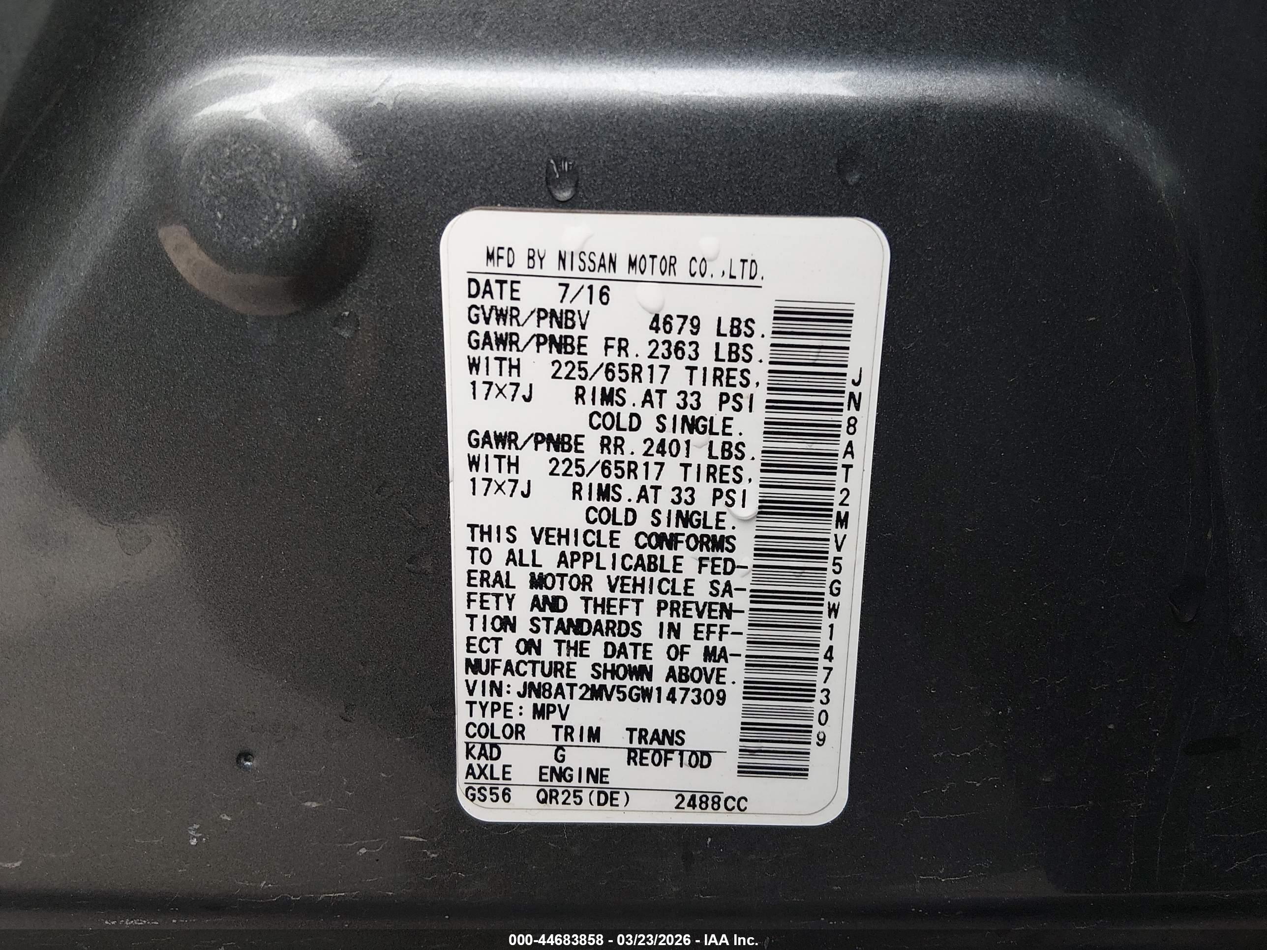 NISSAN ROGUE image 9