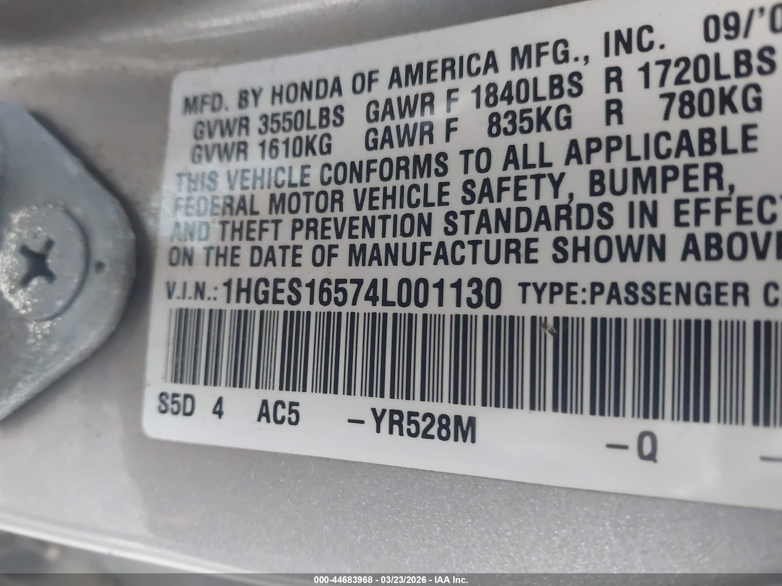 HONDA CIVIC image 9