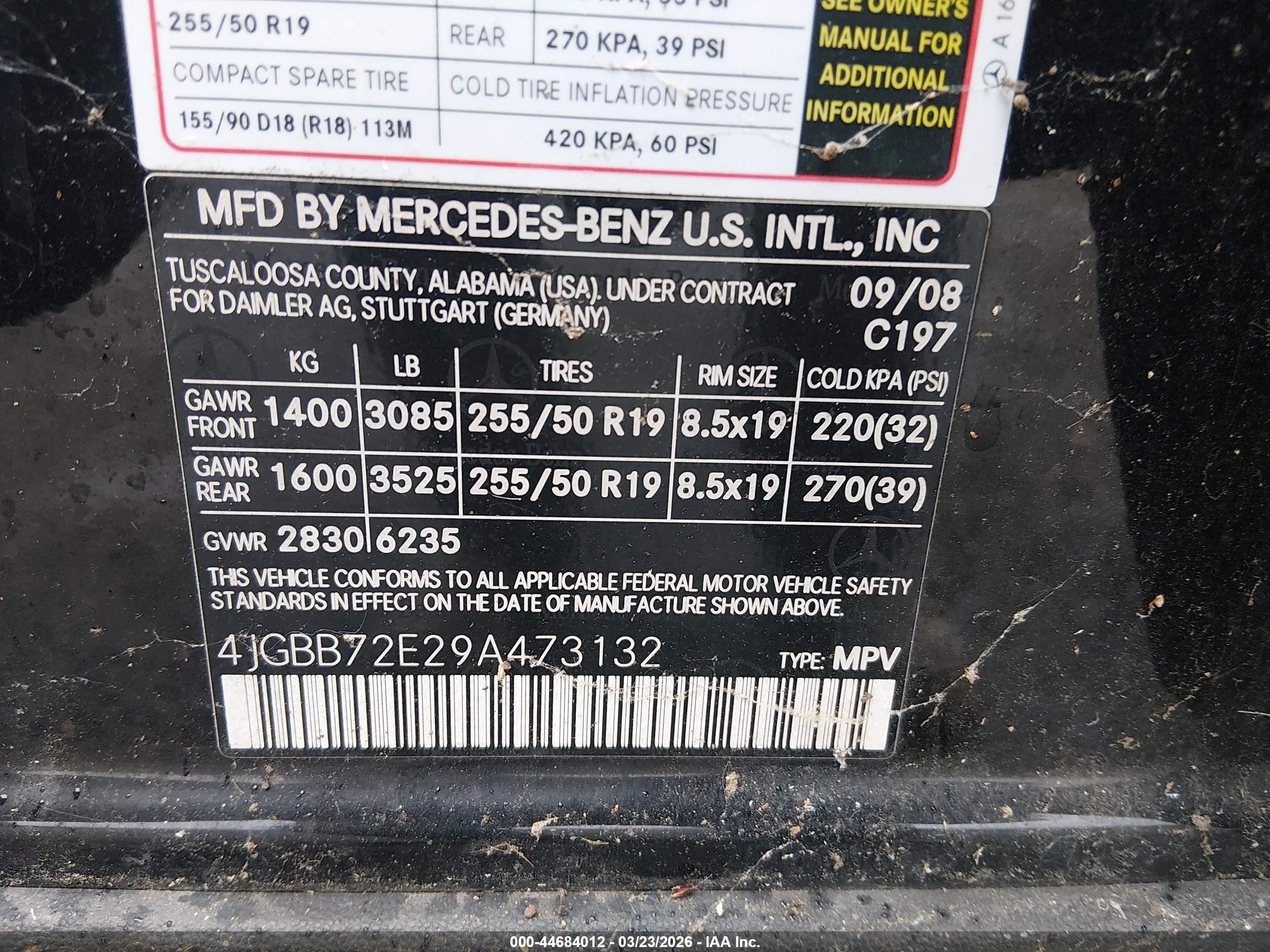 MERCEDES-BENZ ML image 9