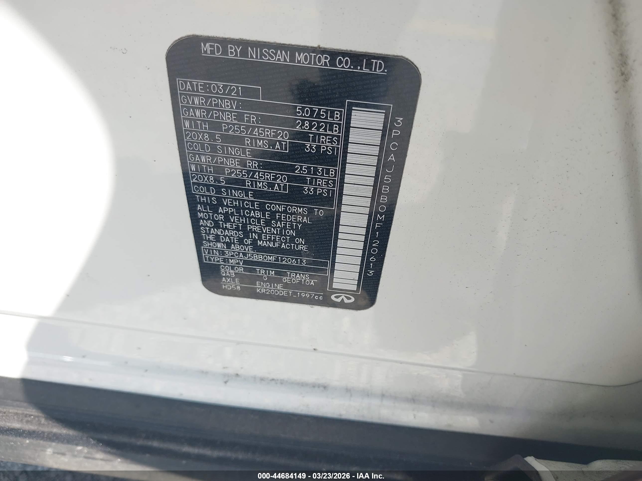 INFINITI QX50 image 9