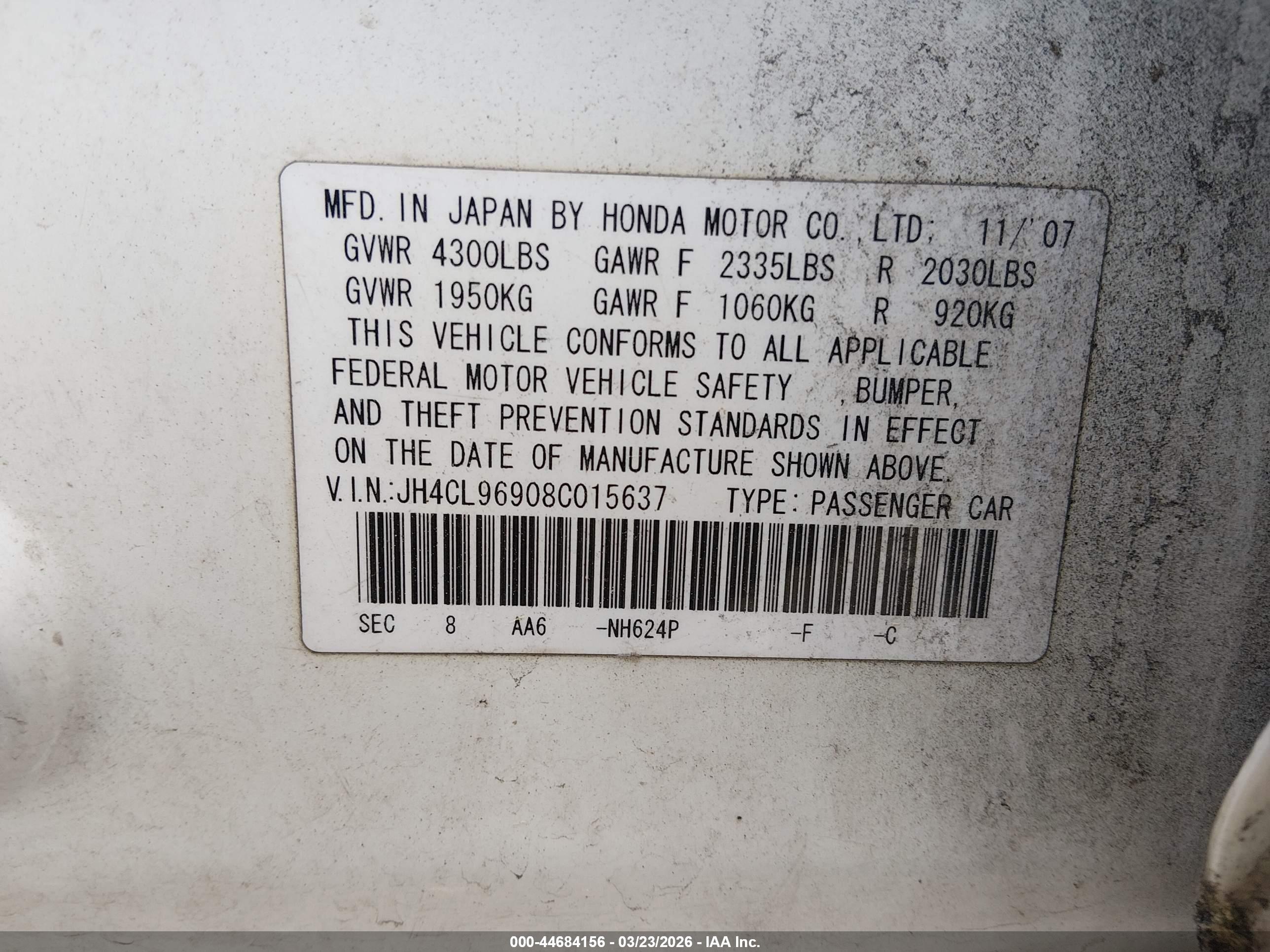 ACURA TSX image 9