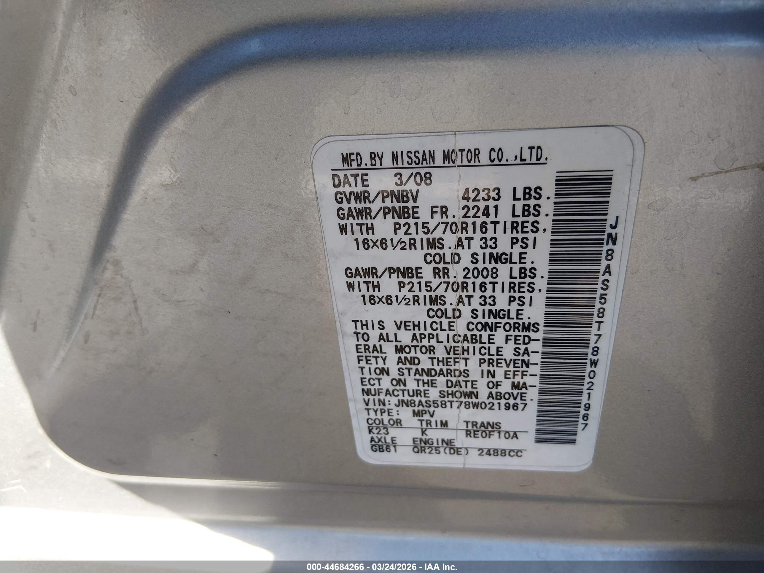 NISSAN ROGUE image 9