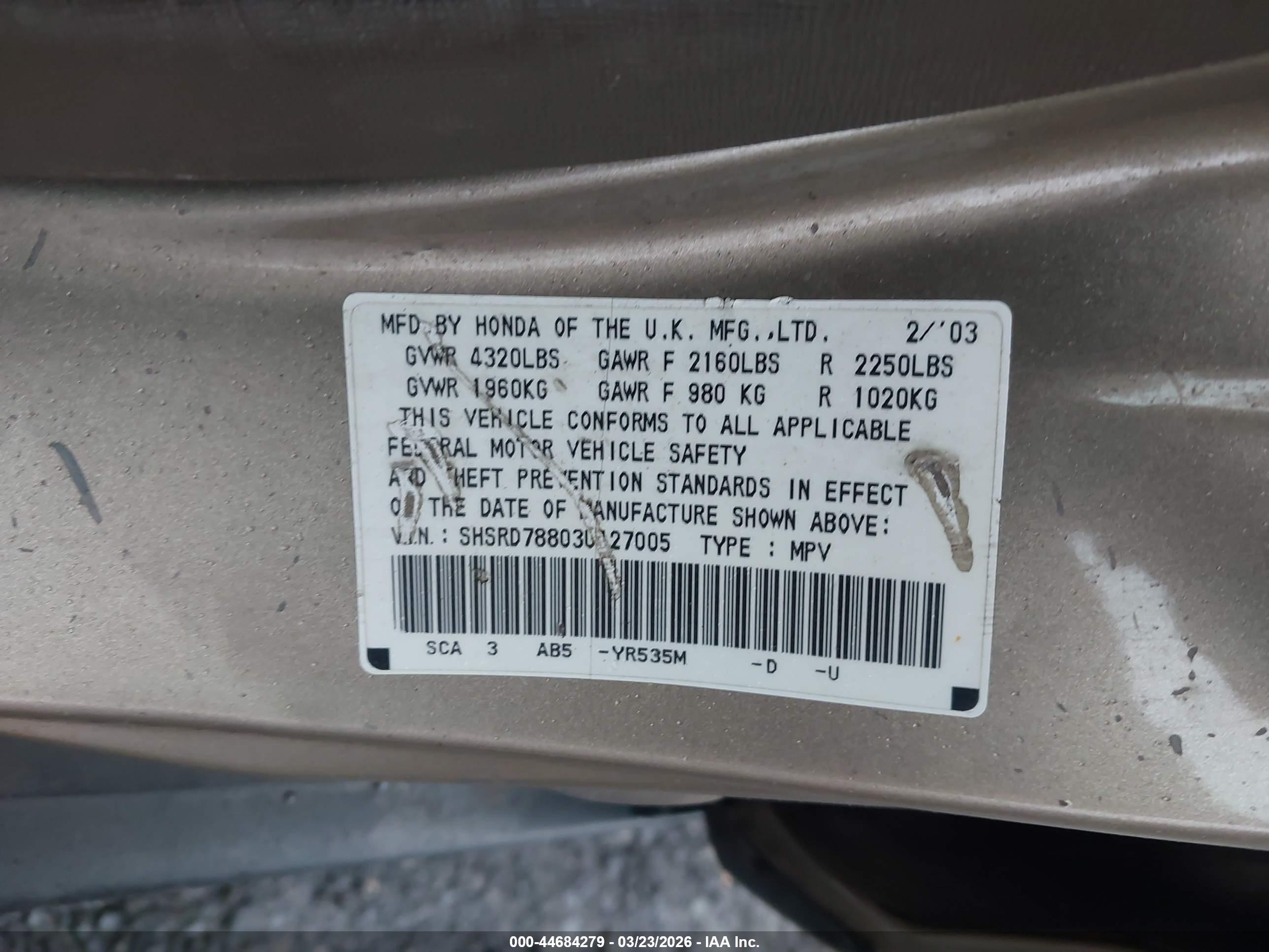 HONDA CR-V image 9