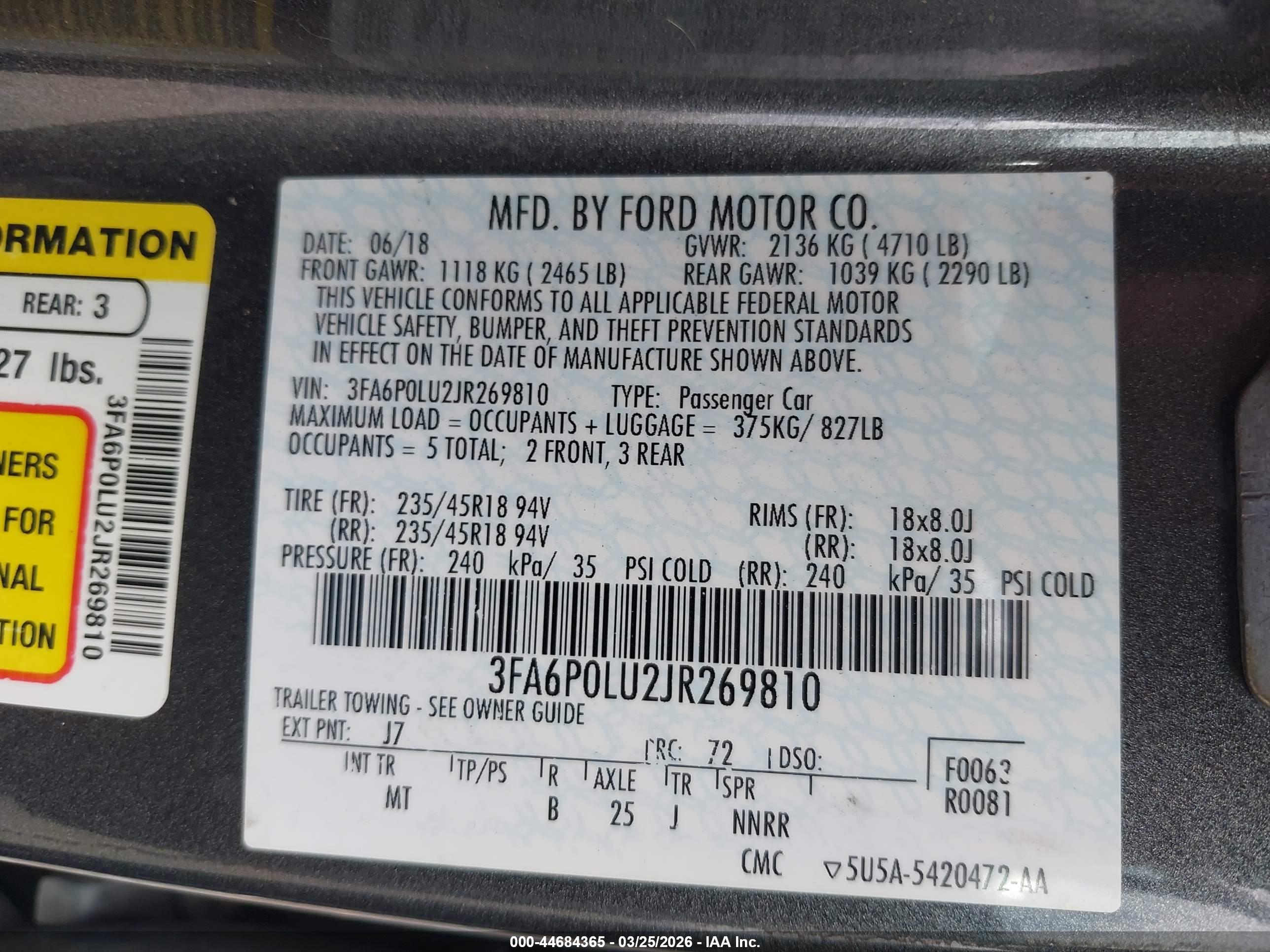 FORD FUSION image 9