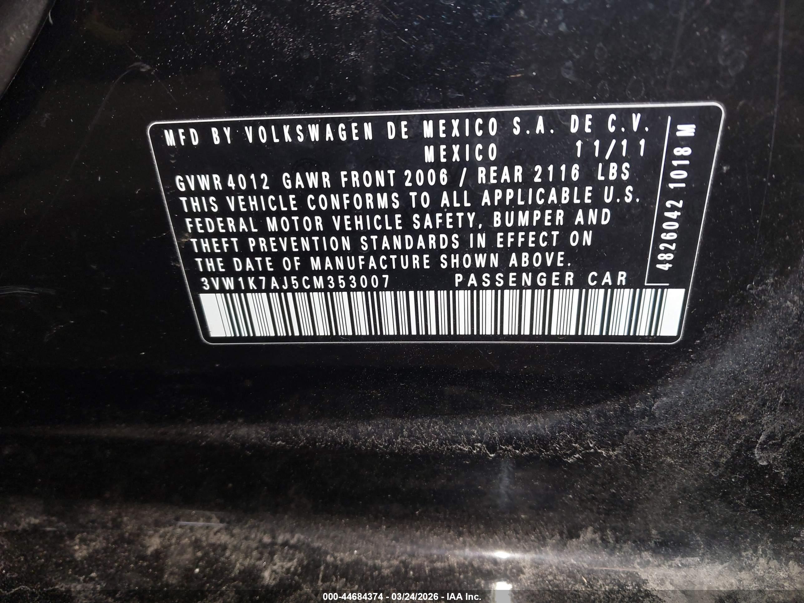 VOLKSWAGEN JETTA image 9