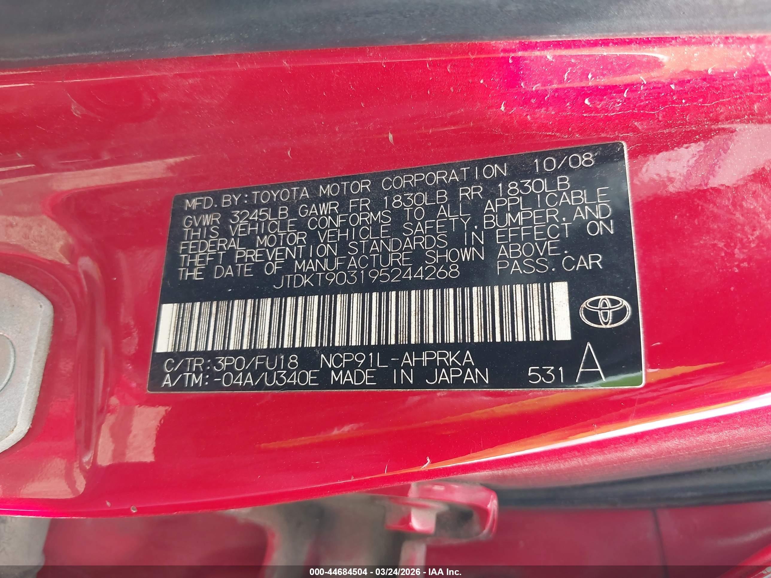 TOYOTA YARIS image 9