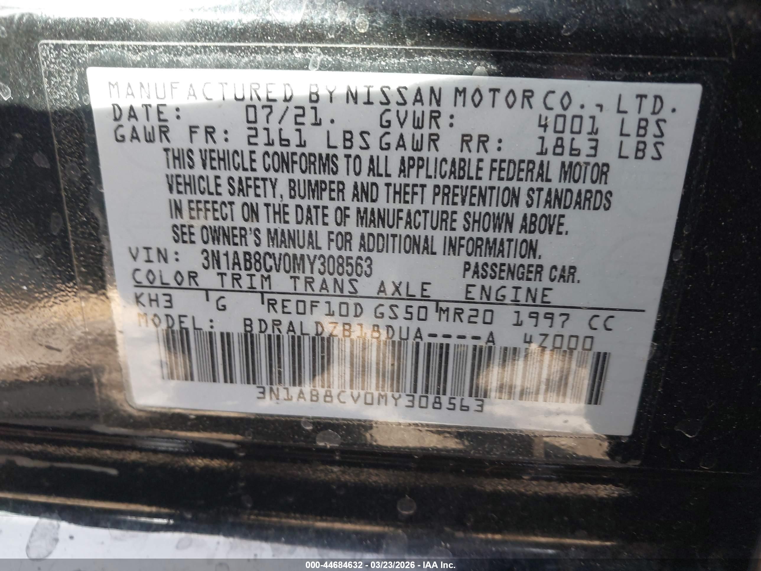 NISSAN SENTRA image 9