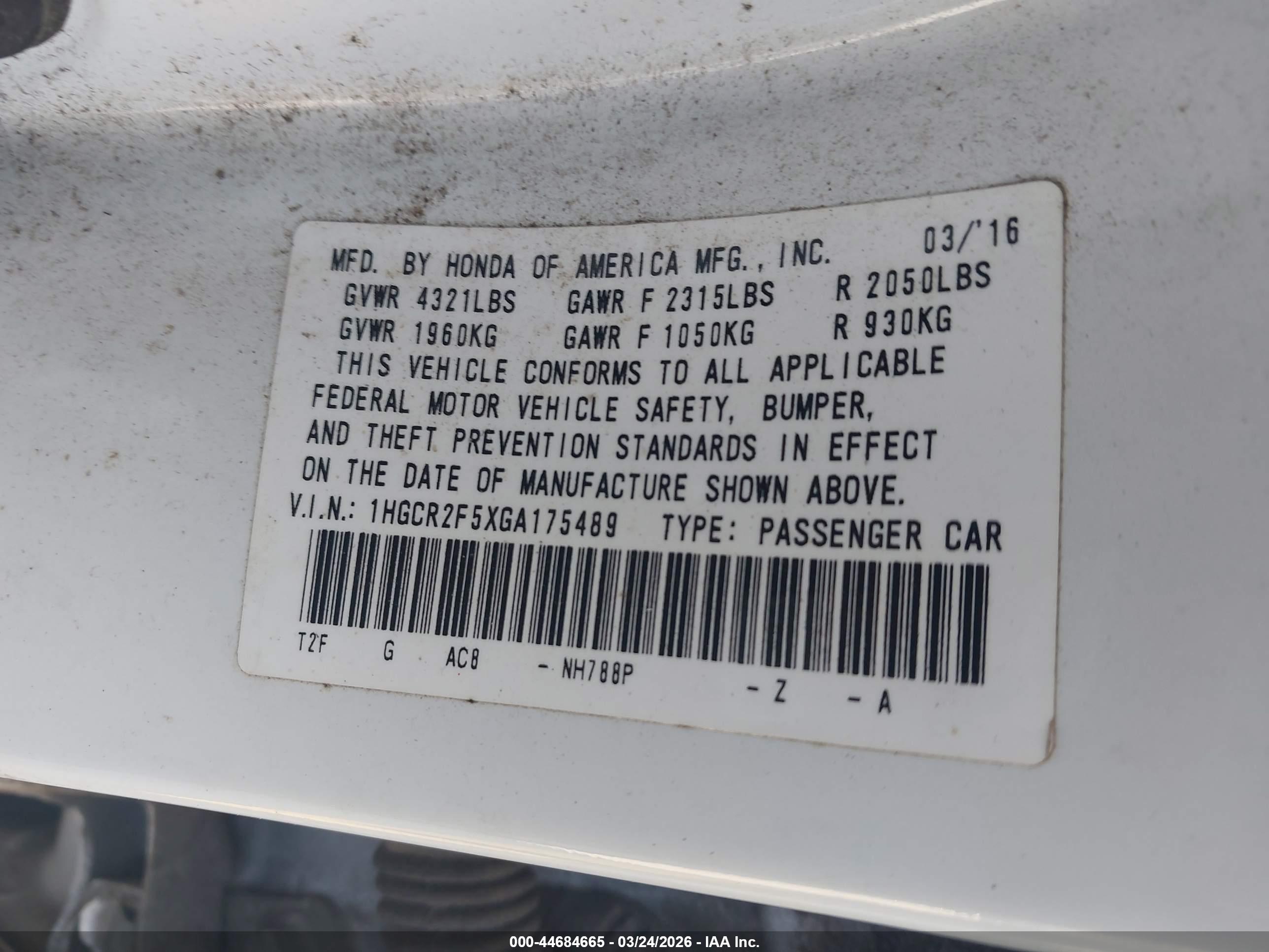 HONDA ACCORD image 9