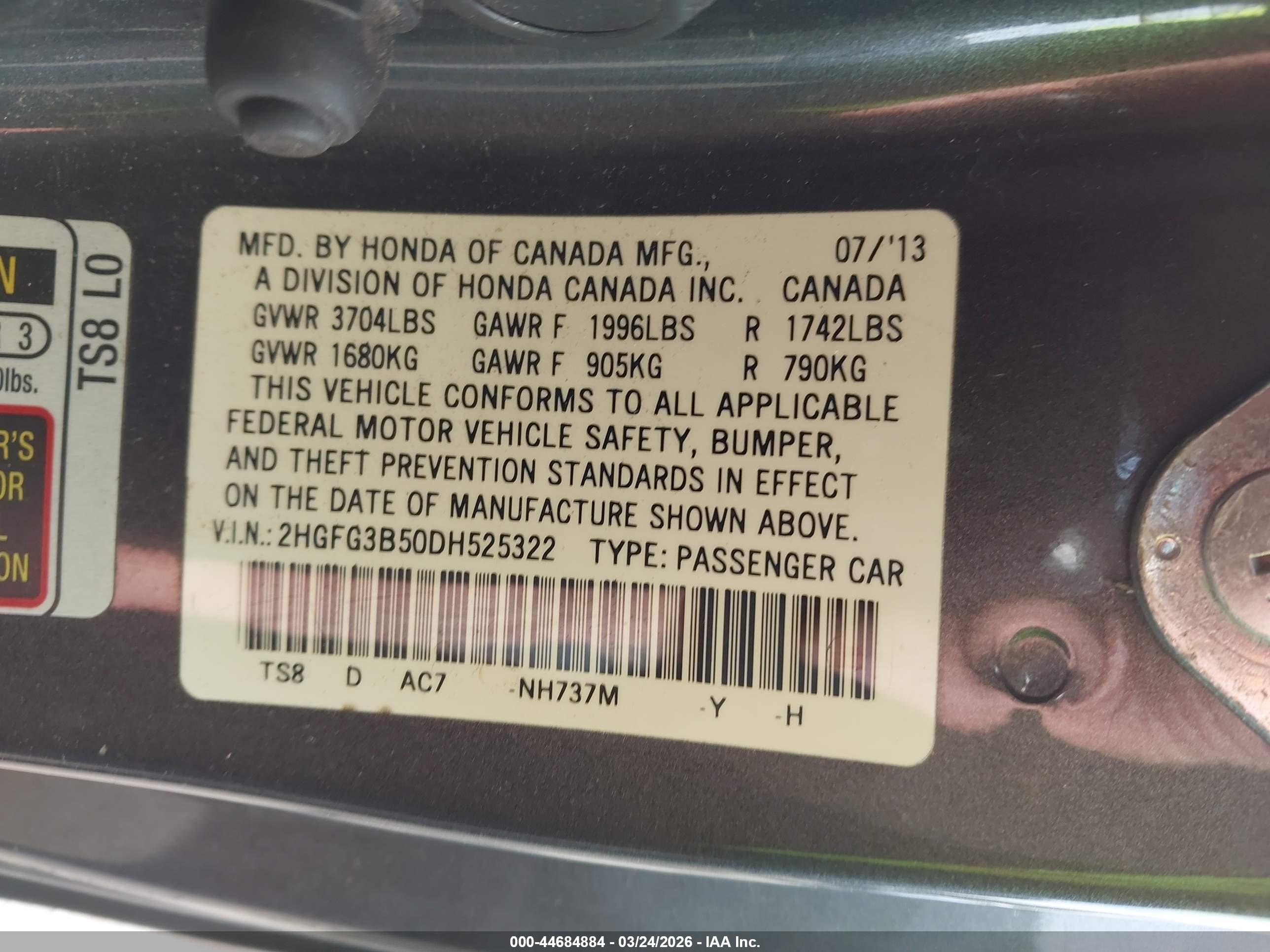 HONDA CIVIC image 9