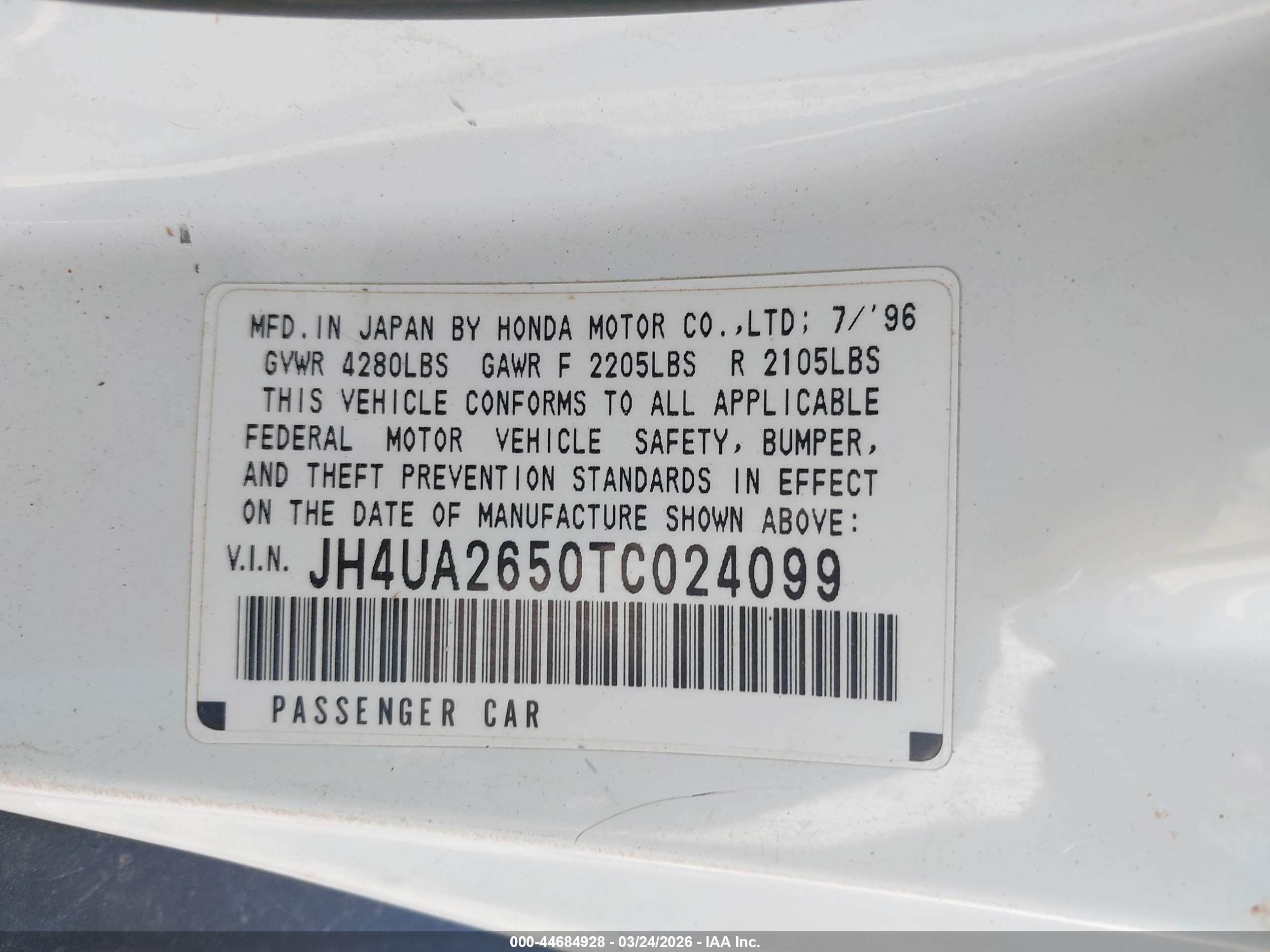 ACURA 2.5TL image 9