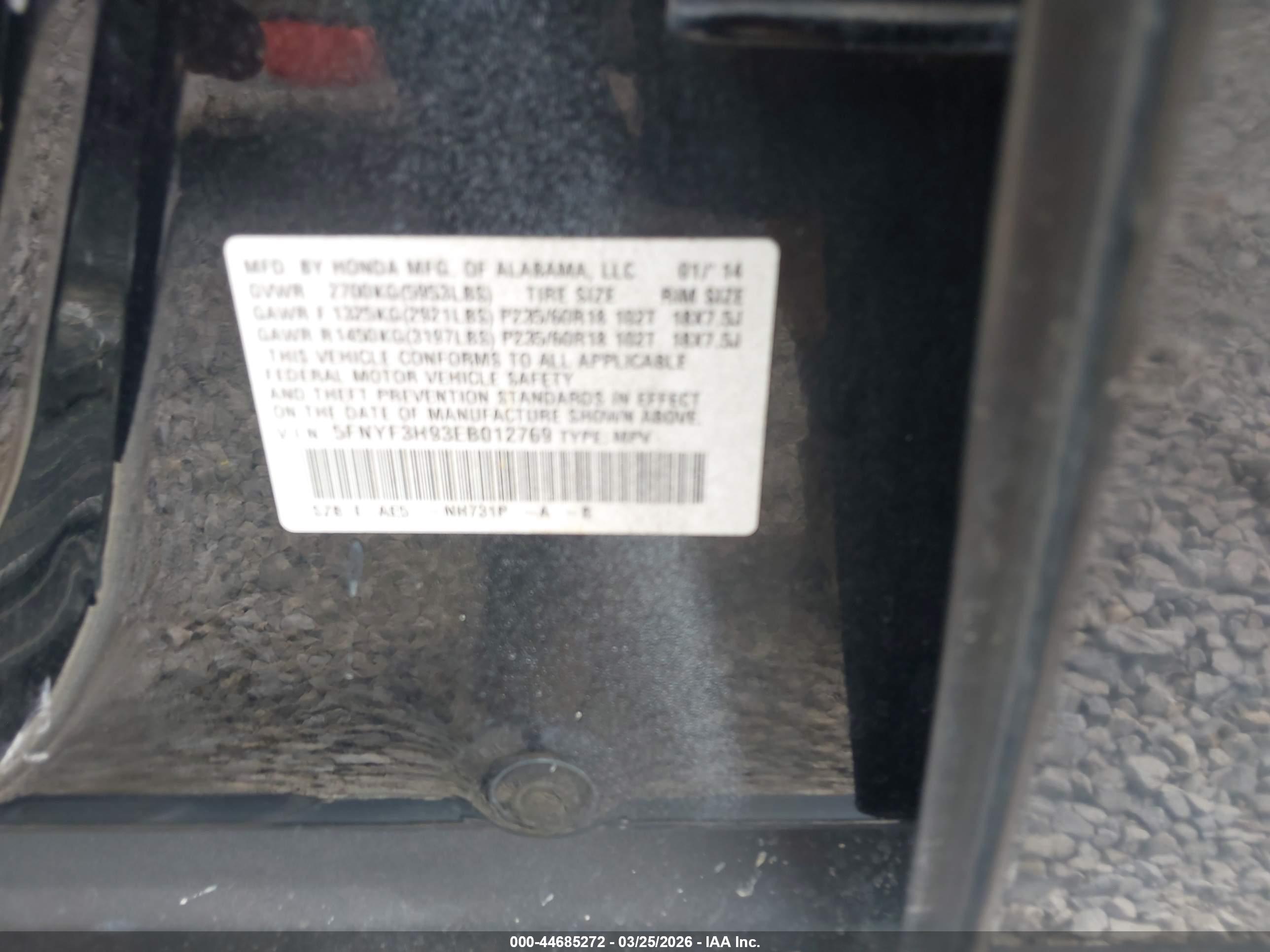 HONDA PILOT image 9