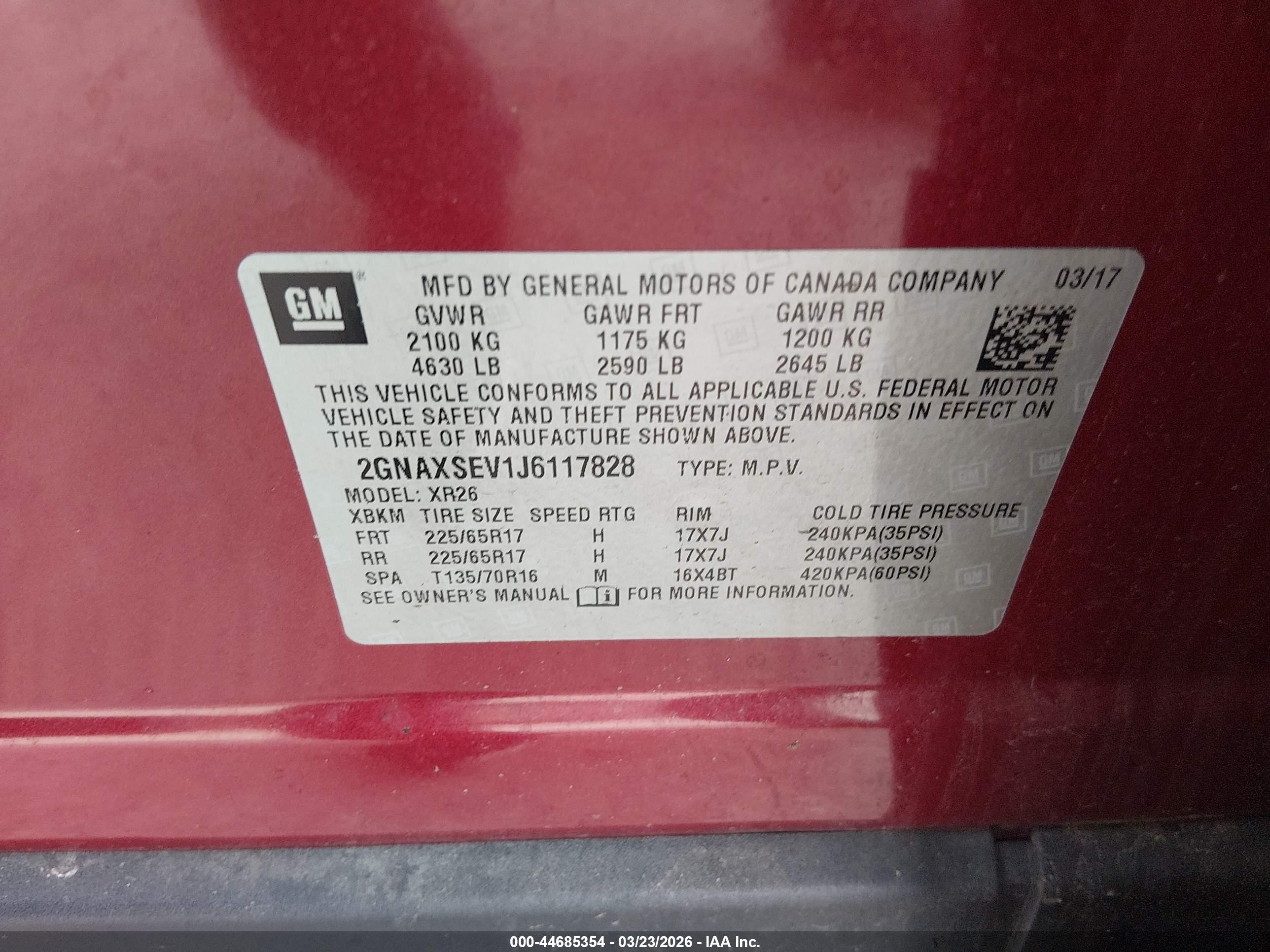CHEVROLET EQUINOX image 9