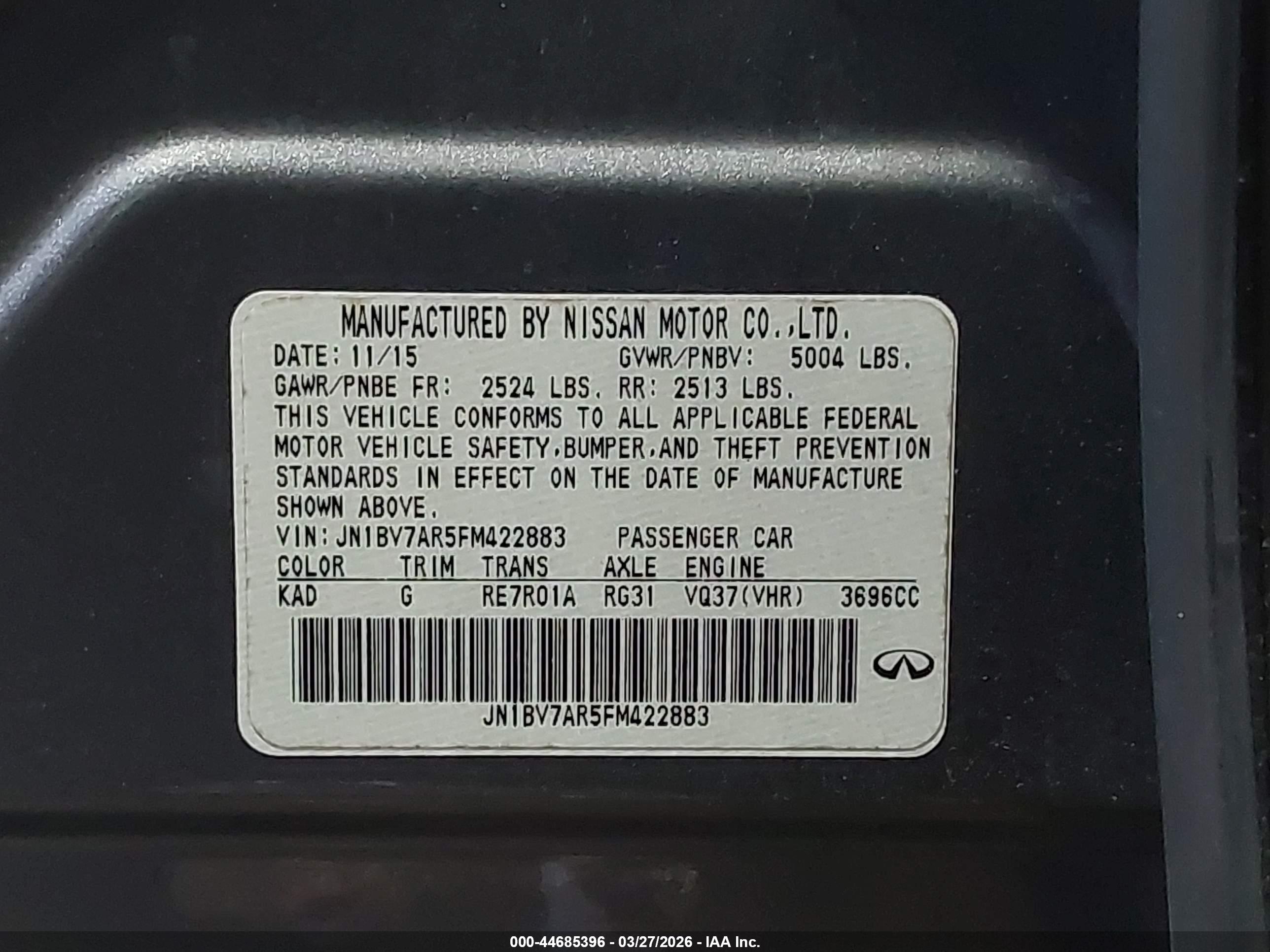 INFINITI Q50 image 9
