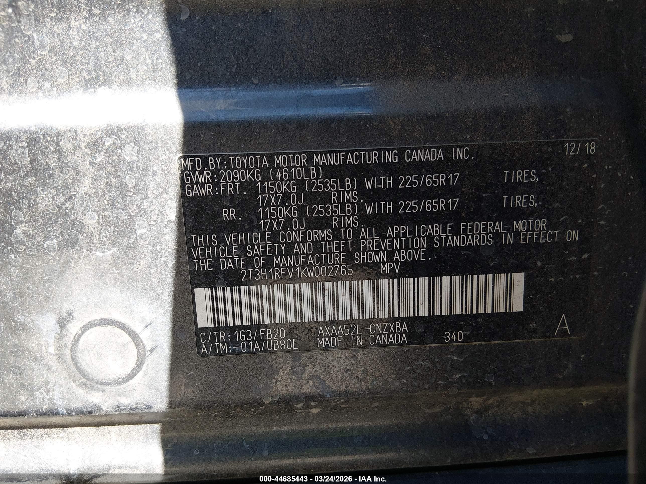 TOYOTA RAV4 image 9