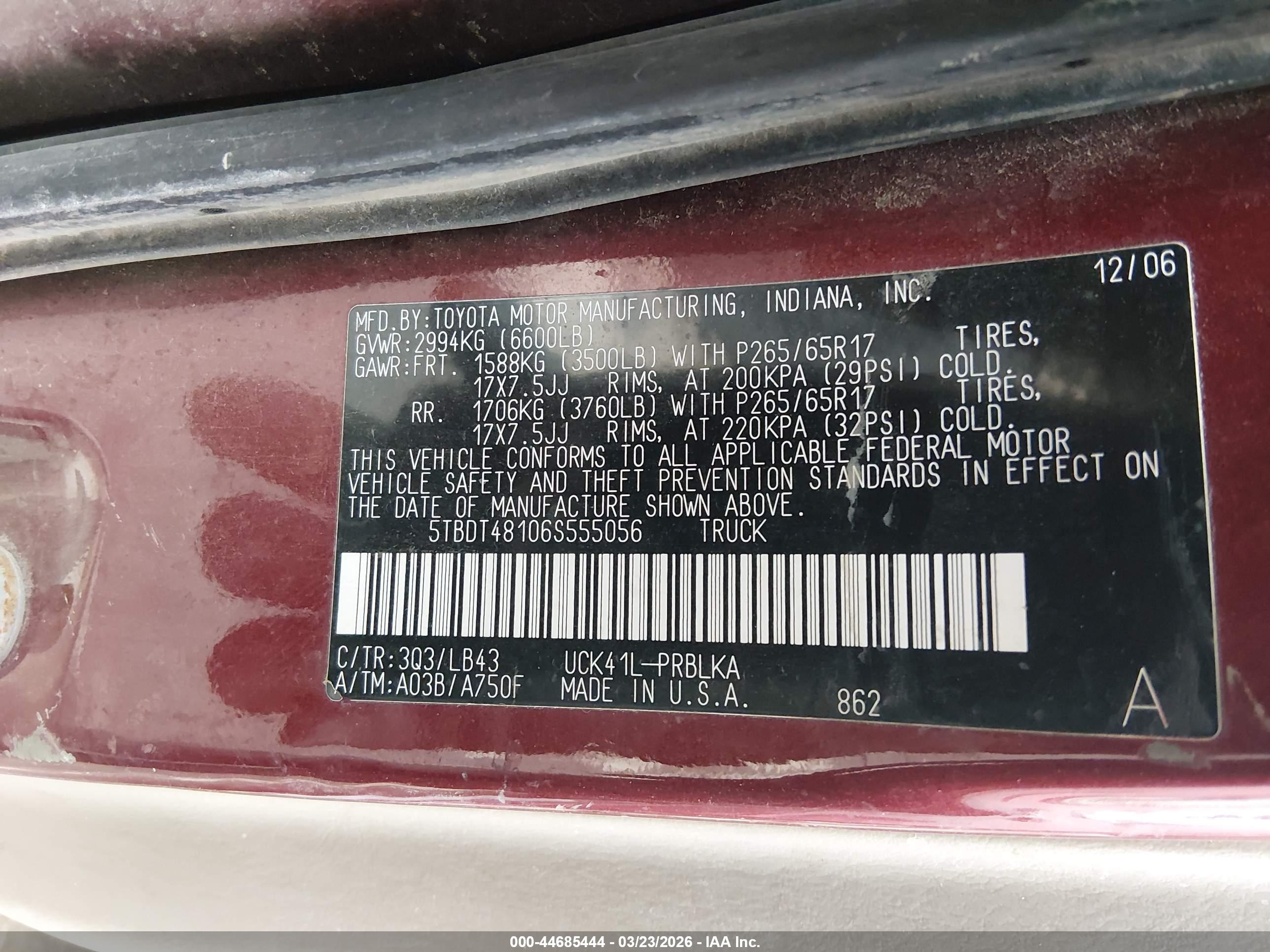 TOYOTA TUNDRA image 9